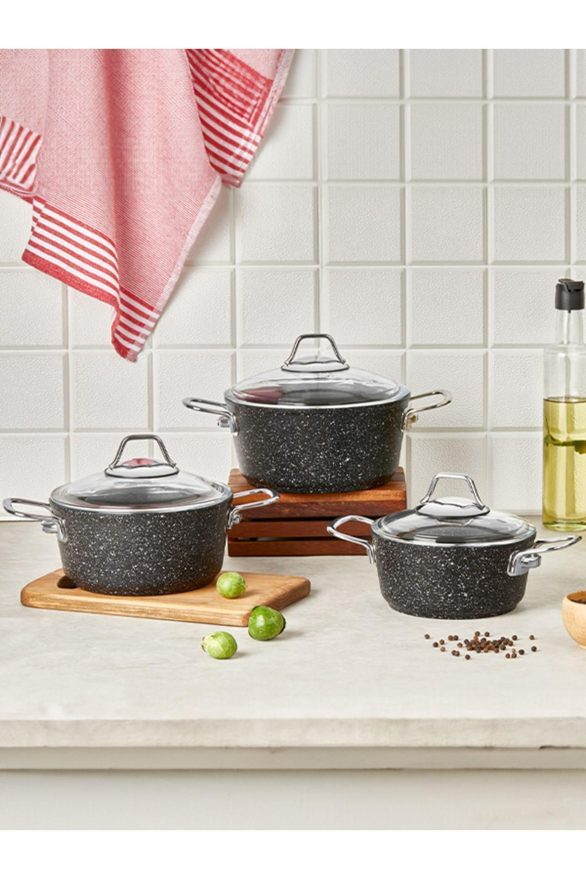Falez Black Lıne 6 Parça Mıdı Set