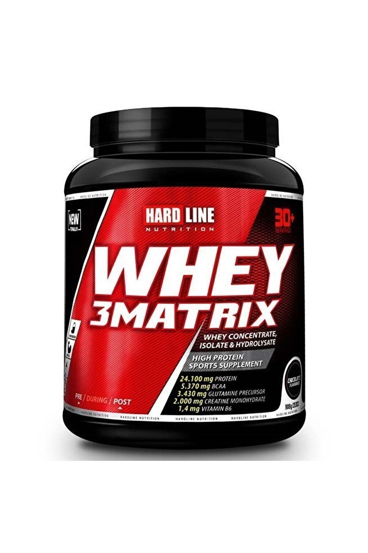 Hardline Nutrition Whey 3 Matrix 908 gr Çikolata Aromalı Protein Tozu (HELAL CERTİFİED)