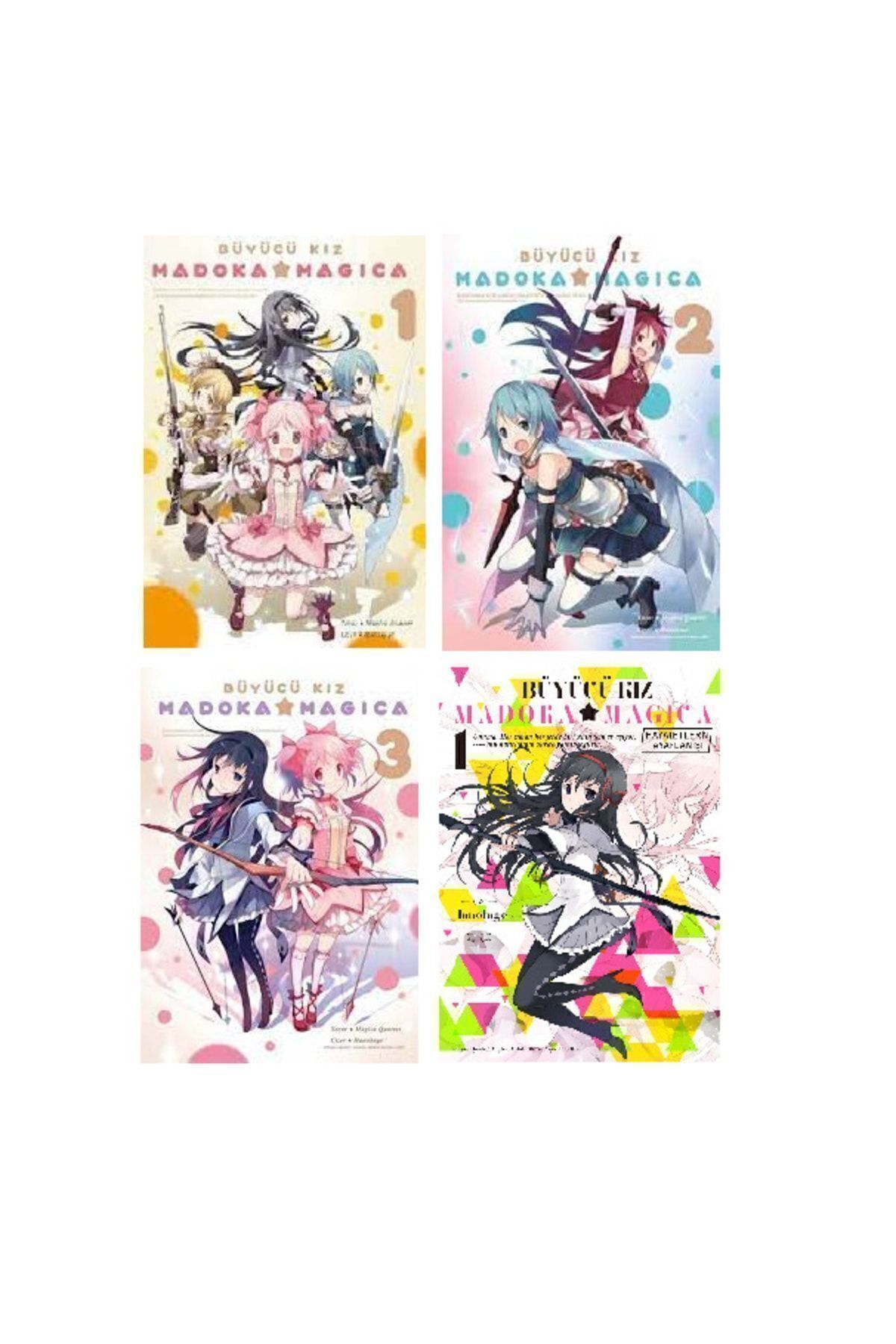 bang! Çizgi Büyücü Kız Madoka Magica 4 Kitap Manga Seti
