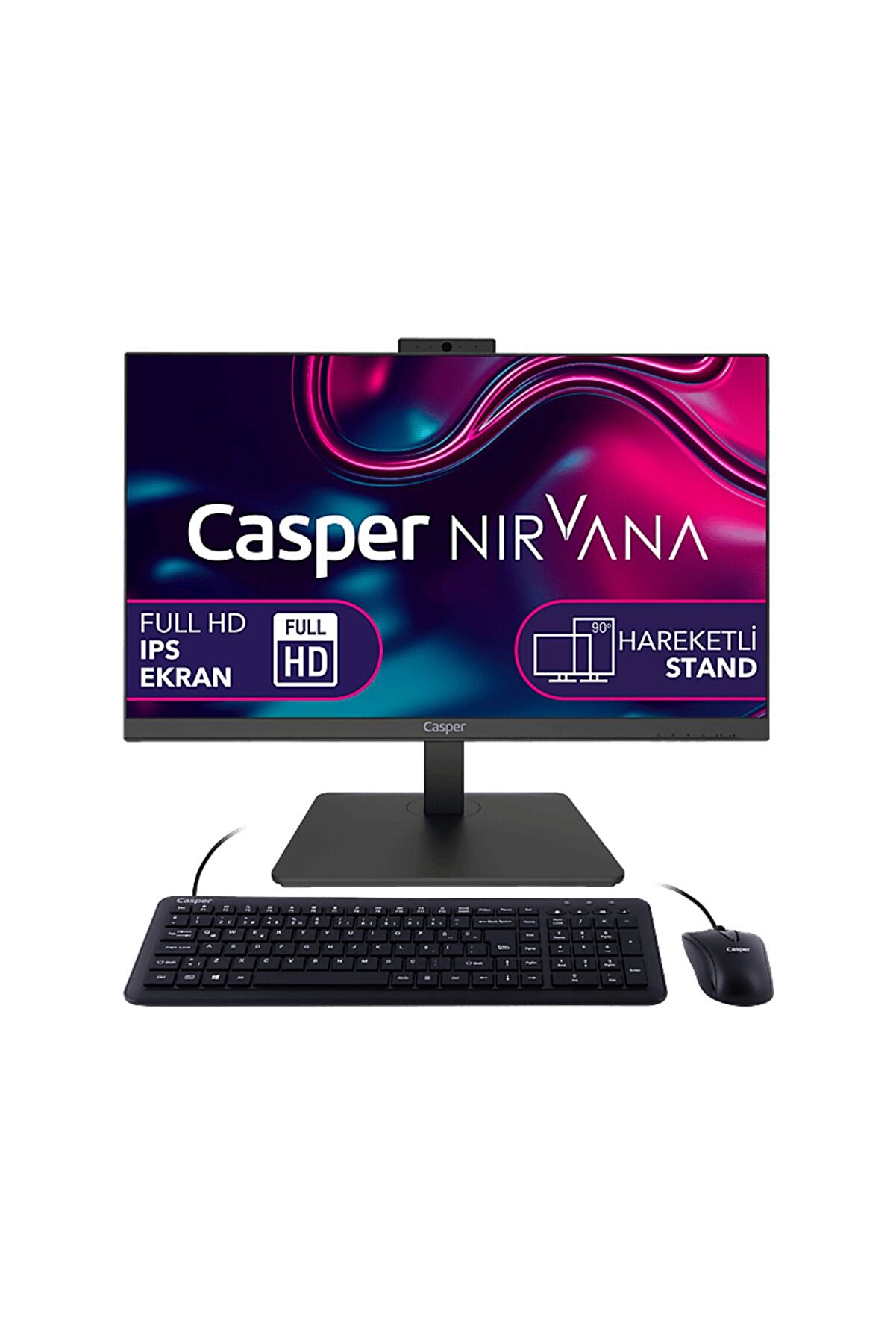 Nirvana A60.1235-8E00T-V Intel Core i5-1235U 8GB Ram 500GB SSD Win 11 Home AIO Bilgisayar