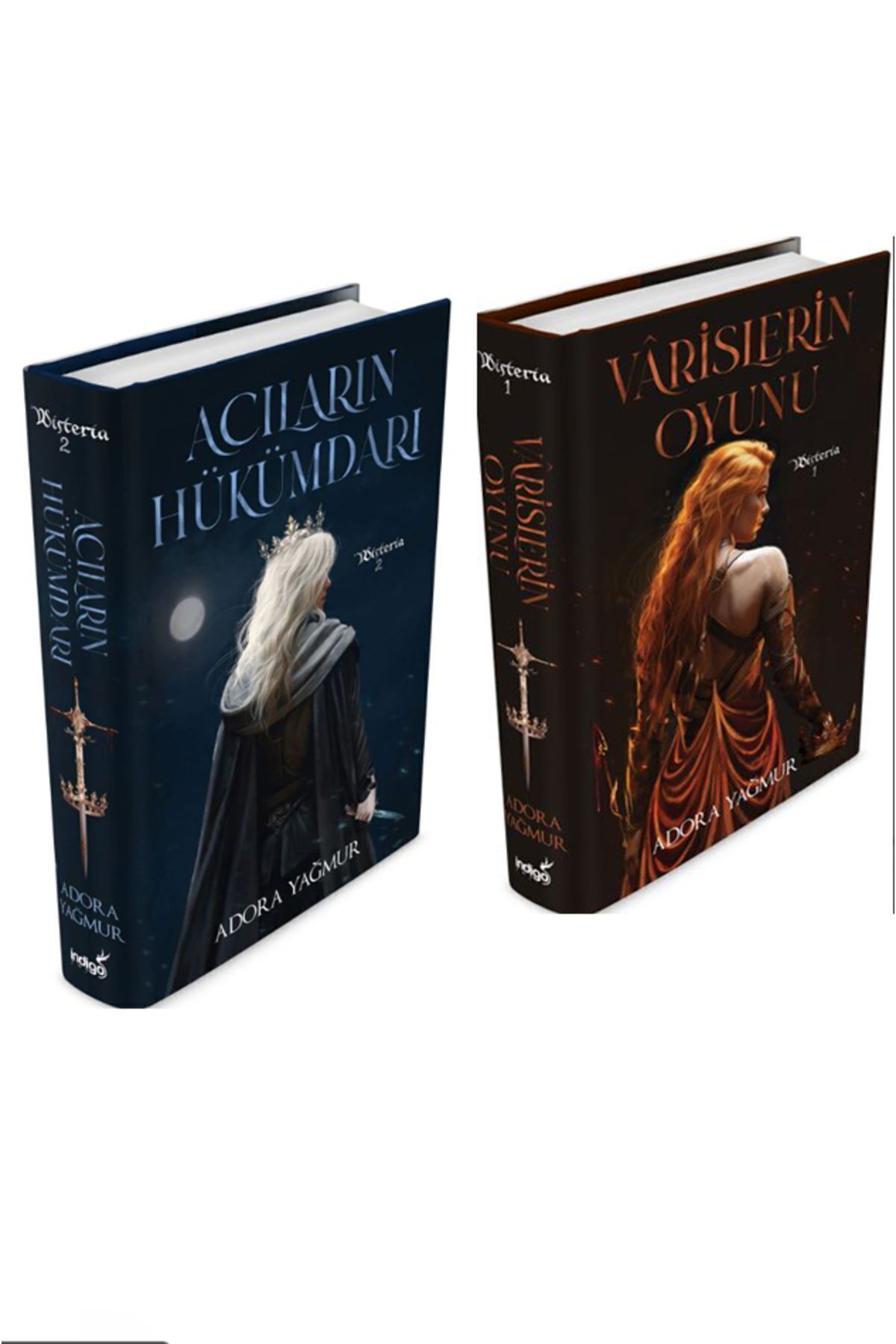 İndigo Kitap Varislerin Oyunu (Ciltli) ve Varislerin Oyunu 2 (Acıların Hükümdarı - Ciltli) 2 Kitap Set