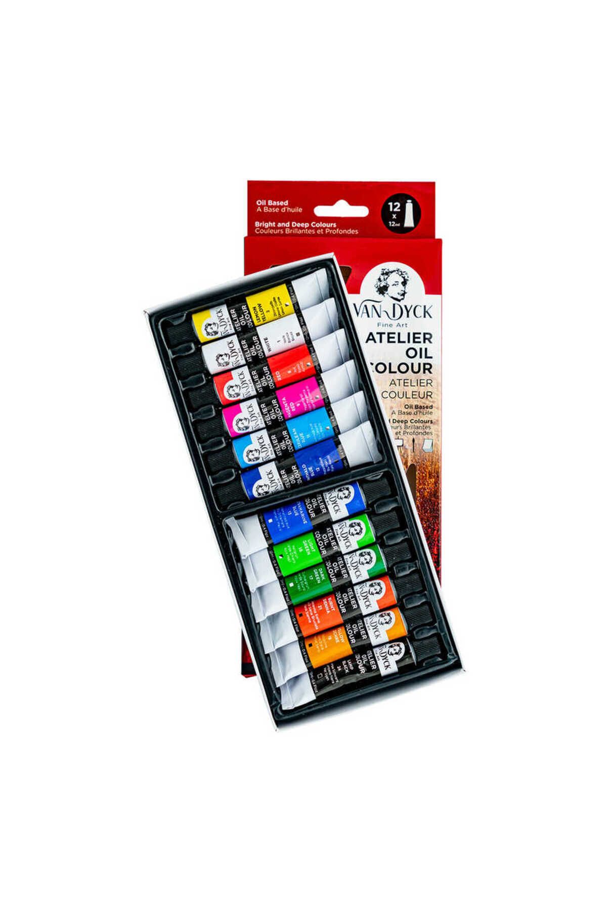 Yağlı Boya 12 Ml 12 Renk Set