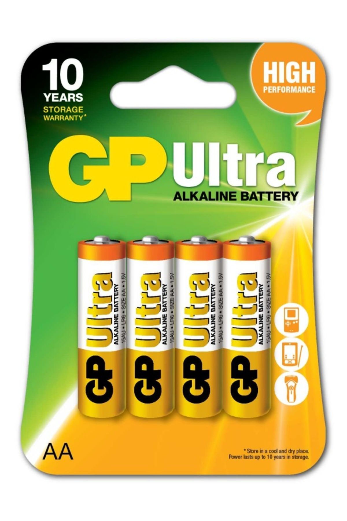 GP Batteries Gp G-tech Lr6 Aa Boy Ultra Alkalin Kalem Pil 4'lü Paket Gp15au-u4
