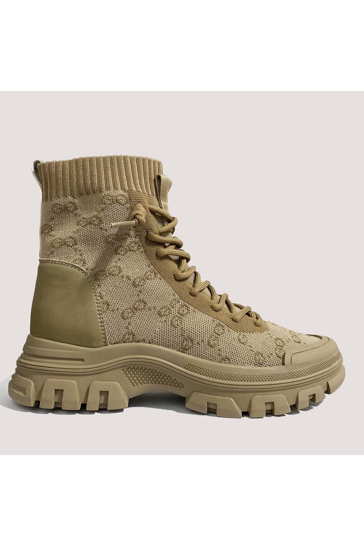 Guja 24k310-22 Kadın Örgü Bot - Camel - 39