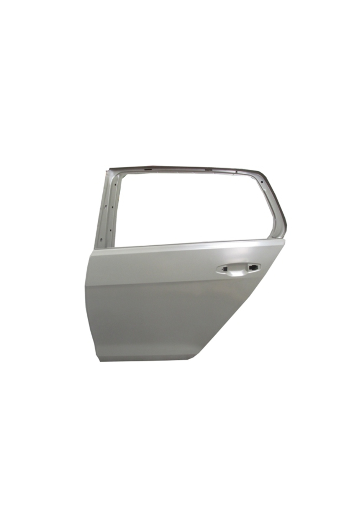 GOLF- 7- 13/17; ARKA KAPI KOMPLE SOL GRİ BOYALI(İCELİ/ÇEKOMASTİKLİ)(TW)