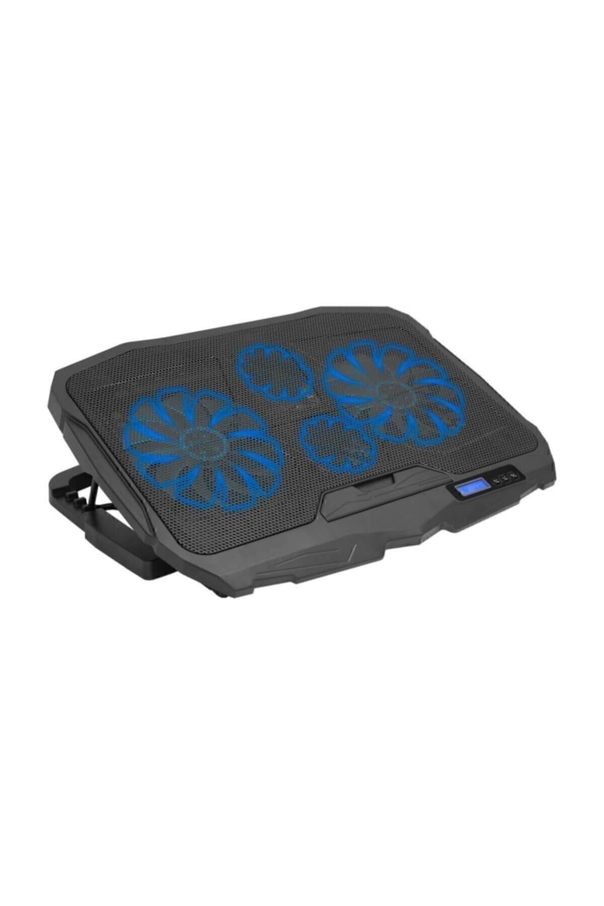 Gomax Gaming 4 Adet Fanlı Ledli Lcd Kontrol Panelli Pro Standlı Notebook Soğutucu Gmx32-4