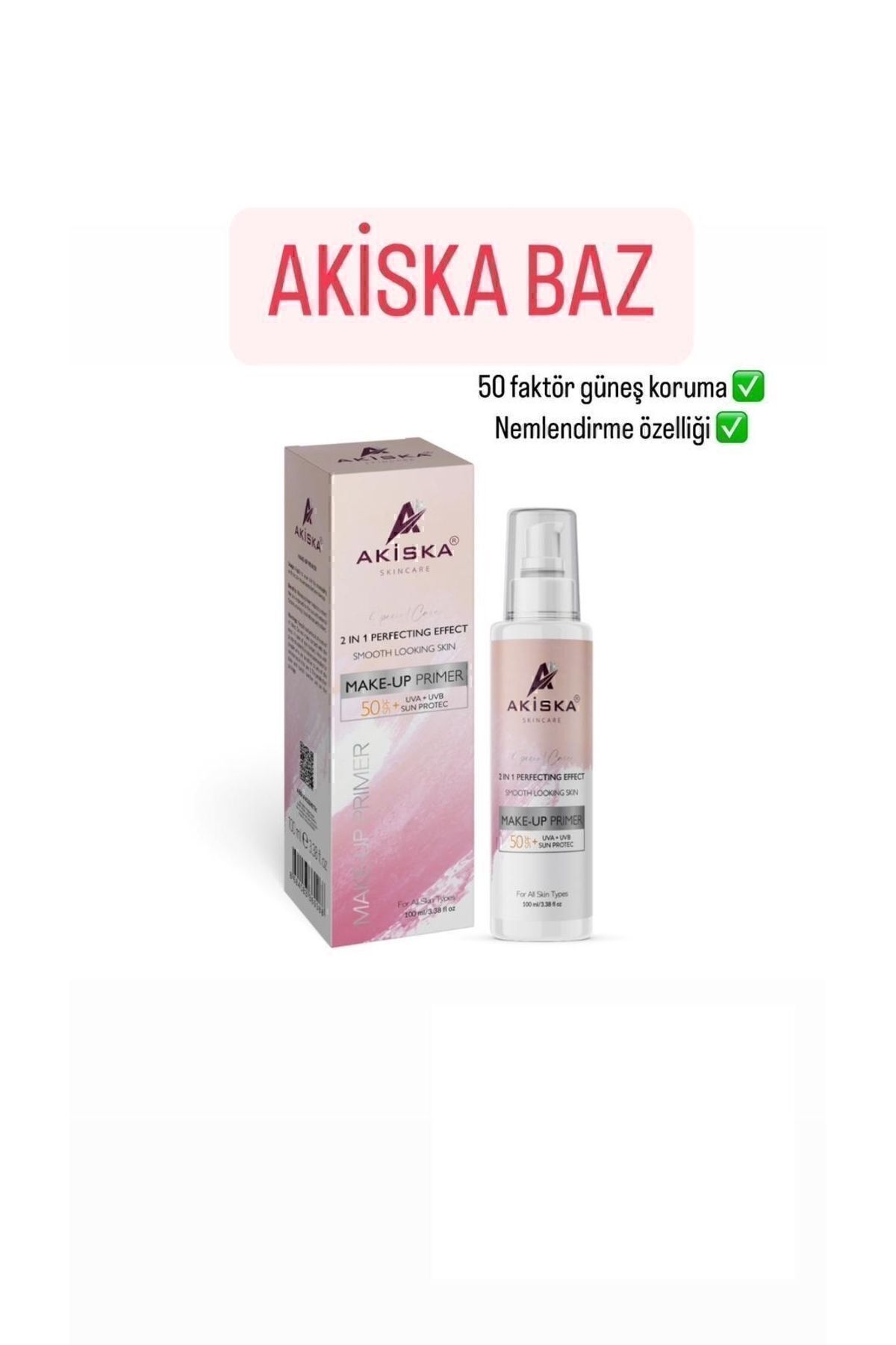 akiska Makyaj Bazı-nemlendirici Özellikli Makyaj Bazı
