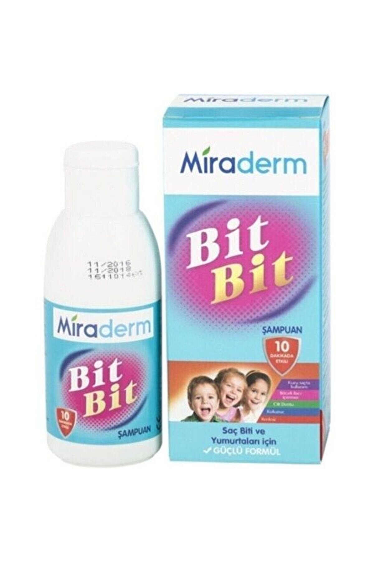 Miraderm Bitbit Antibit Şampuan 100 ml | Saç Bitleri ve Parazitlere Karşı Etkili Çözüm