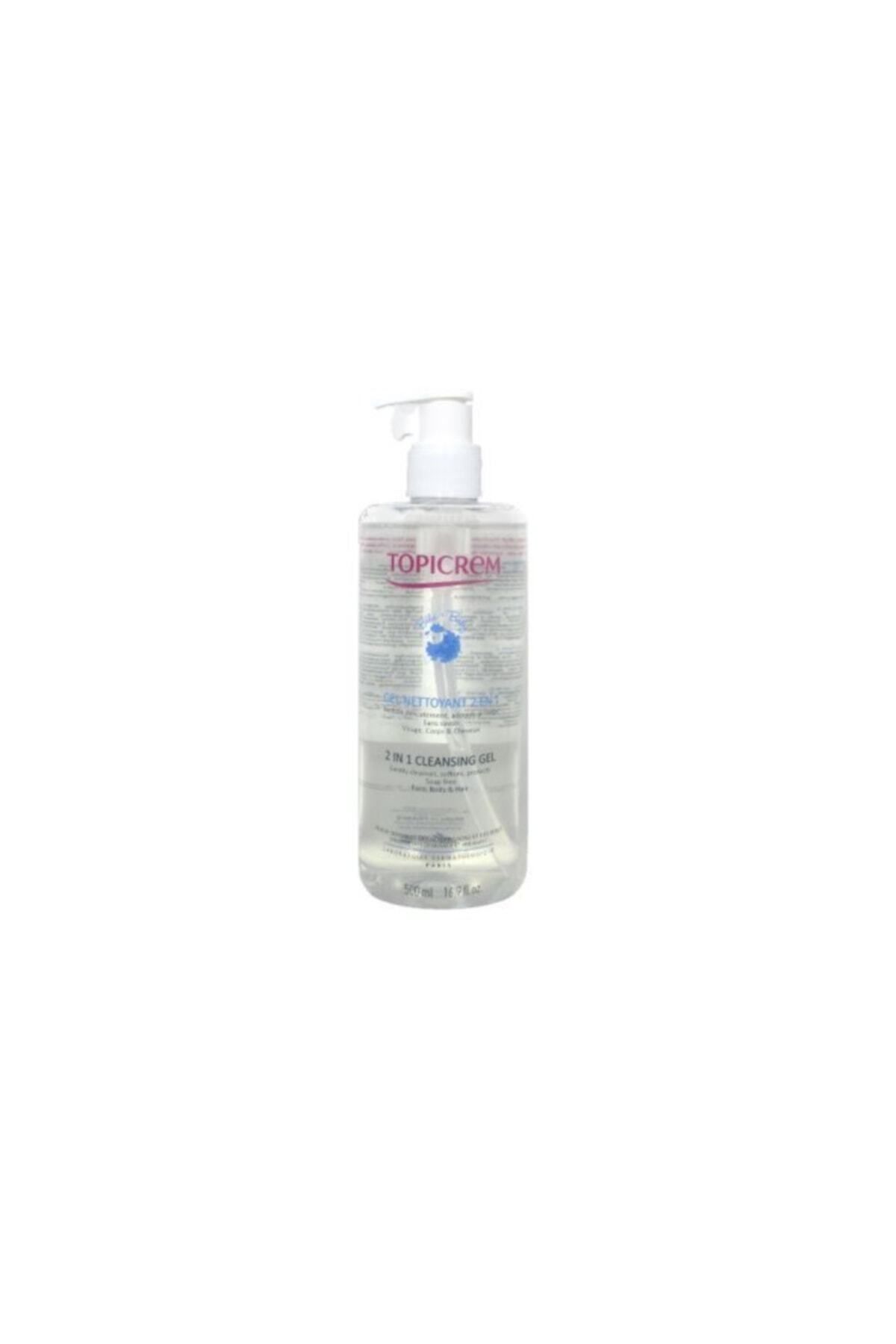 Topicrem 2 In 1 Cleansing Gel 500ml