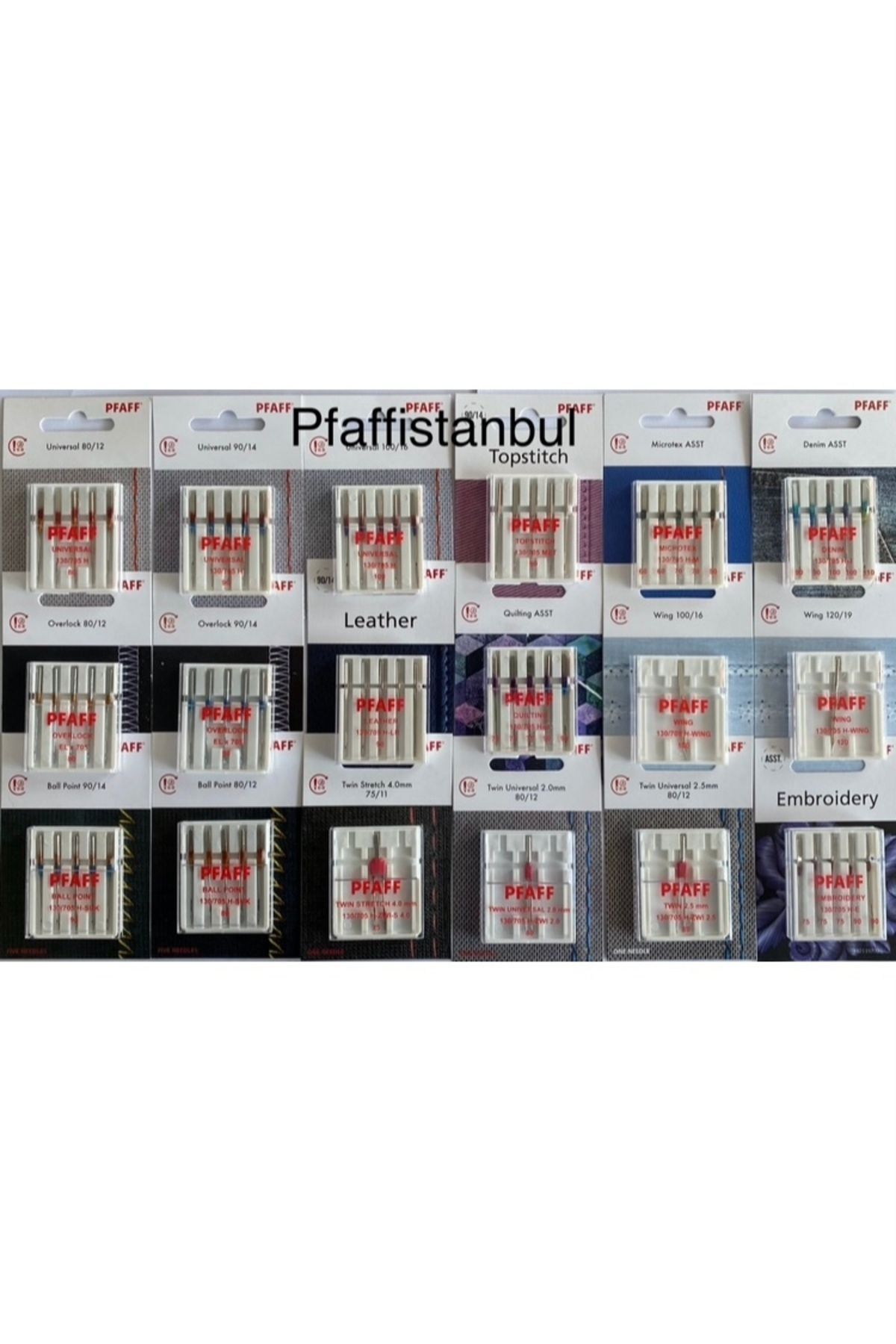 Pfaff İĞNE SETİ 18'Lİ MEGA PAKET