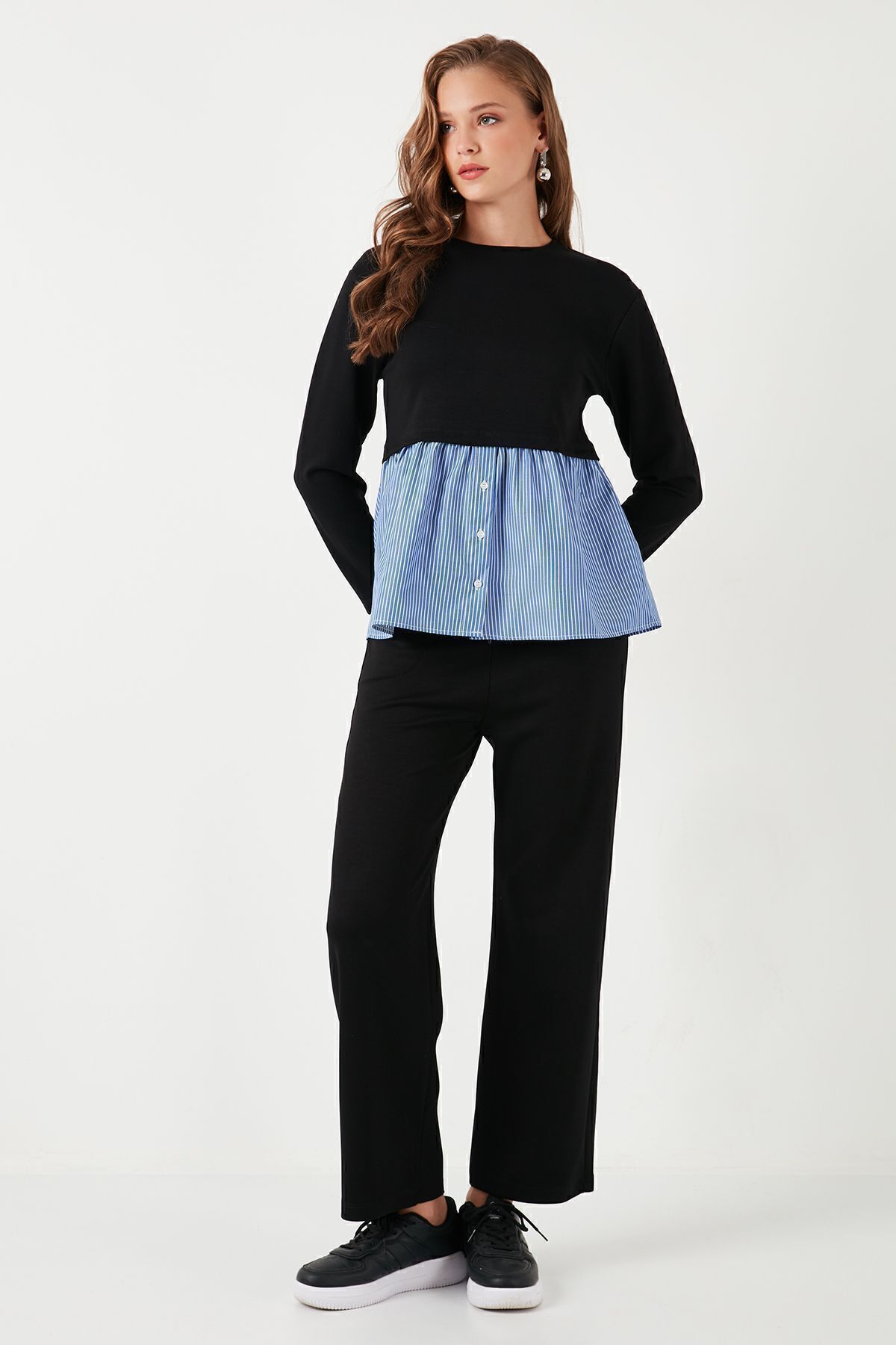 Lela Streç Bol Paça Regular Fit  Eşofman Altı  EŞOFMAN ALTI 5865881