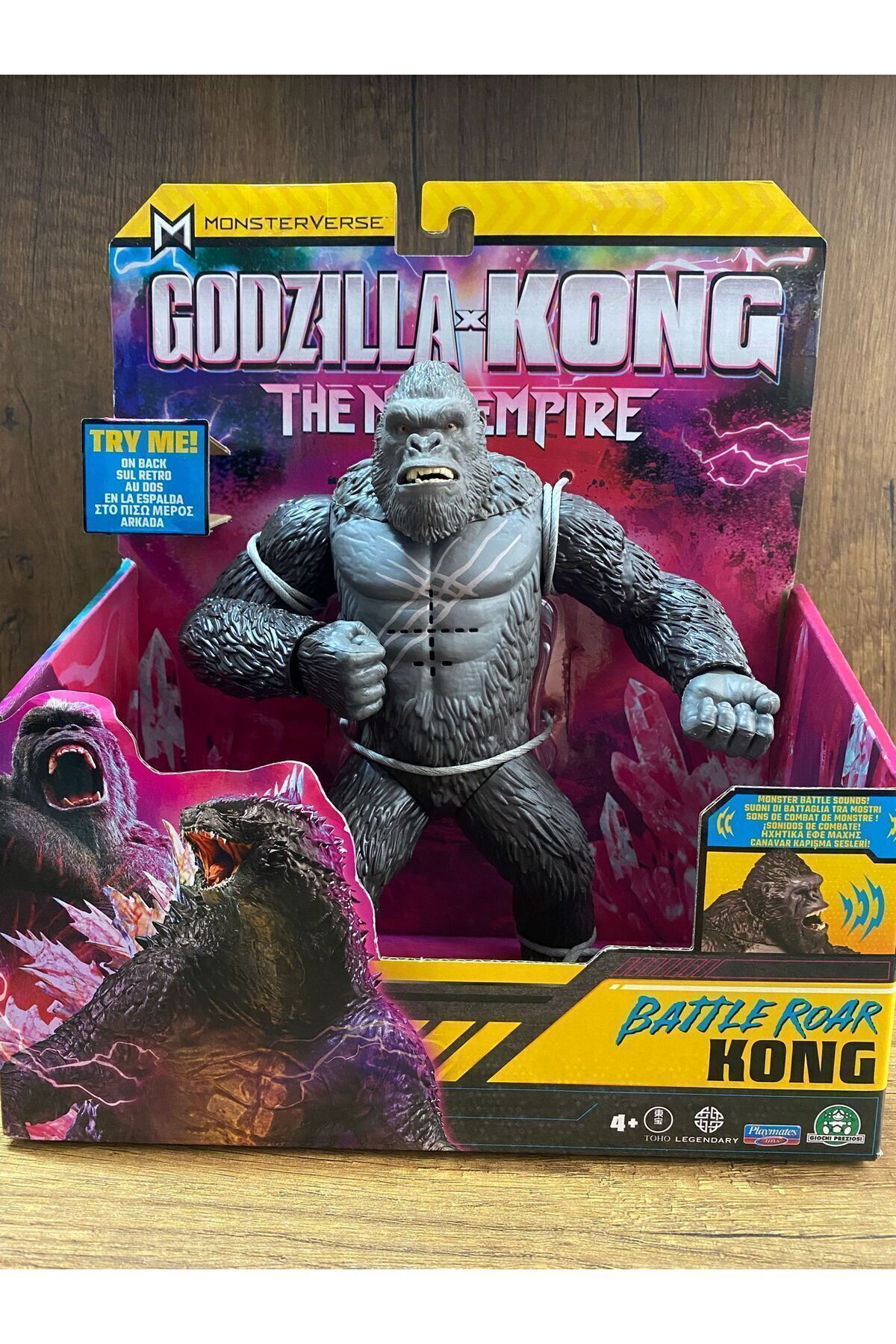 scntoys KİNG KONG DEV FİGÜR OYUNCAK KING KONG MAYMUN FİGÜR SESLİ AĞZI OYNAR ÖZER FİGÜR KİNG Kong Dev