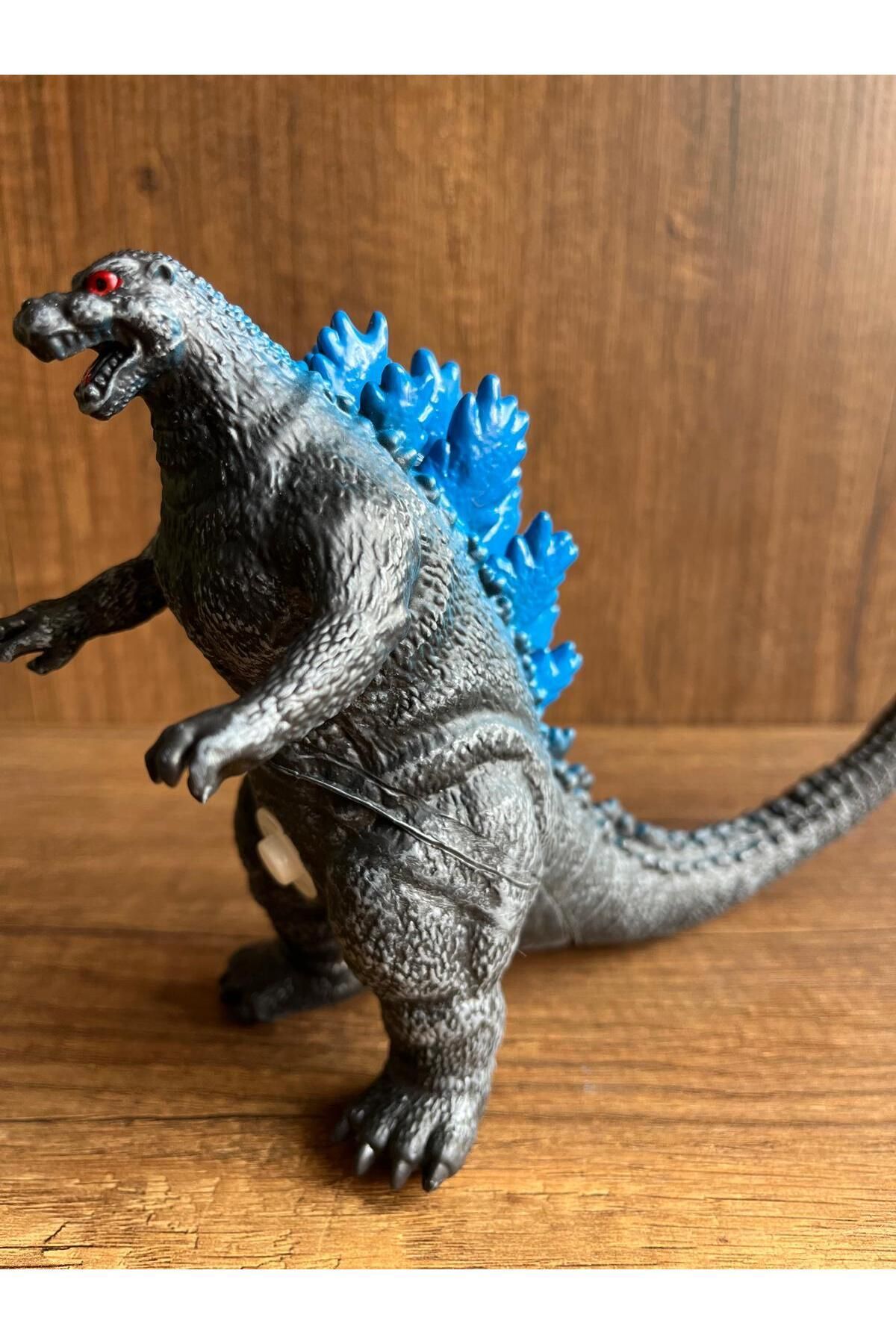 scntoys Godzilla Dinozor Sesli 25 Cm Oyuncak Godzilla Dinazor Ejderha Dinozor Godzila Mavi Godzilla Dinozor