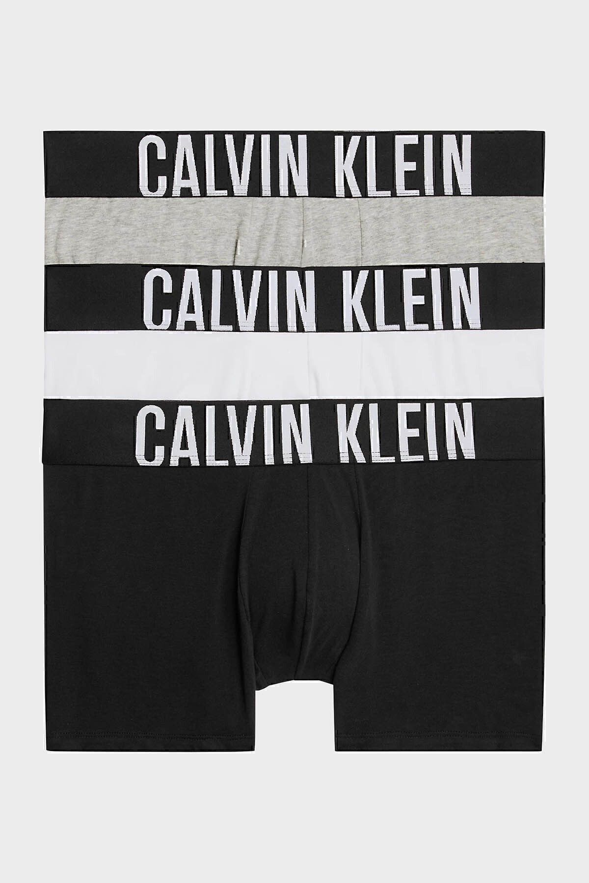 Calvin Klein Pamuklu Esnek 3 Pack Boxer 000NB3608AMPI Erkek BOXER 000NB3608A MPI