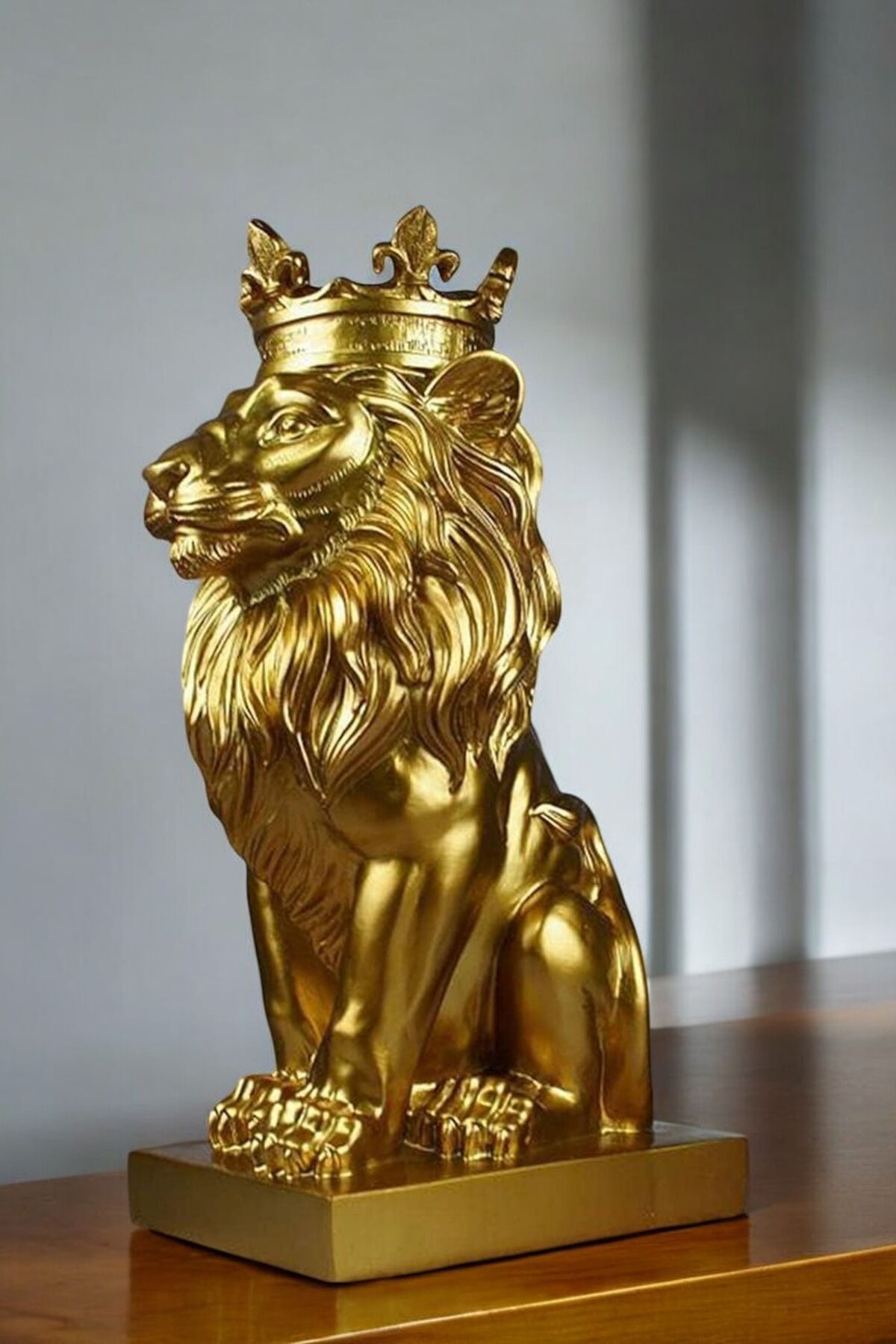 tamborana Escultura de Oro Figura Adornos Decorativos Mesa Decorativa Ornamento Sala de estar Accesorios Modelo 34