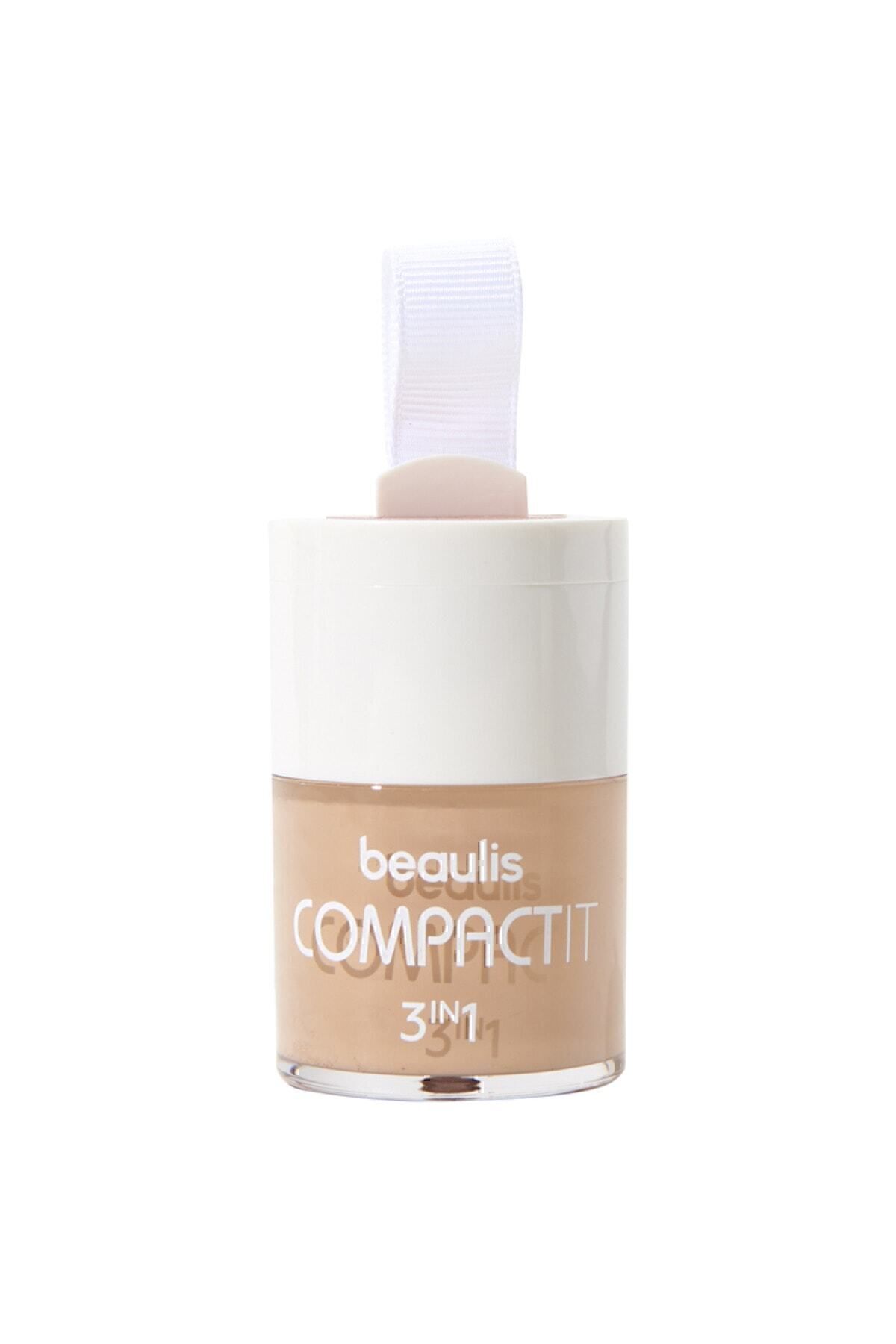 beaulis Compact It Fondöten & Allık & Kapatıcı 3in1 Yüksek Pigmentli Tek Paket