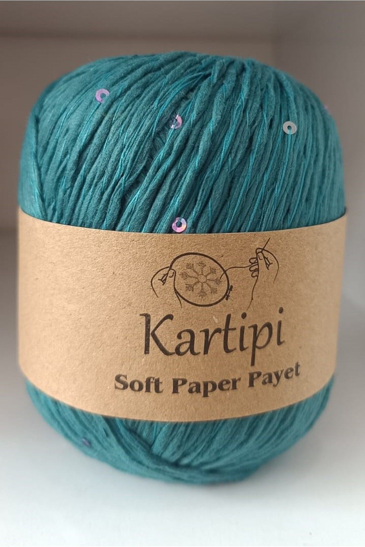 Safir Tuhafiye Pullu Rafya İp, Doğal Rafya İp, Çanta ipi,Örgü İpi (NO:9)