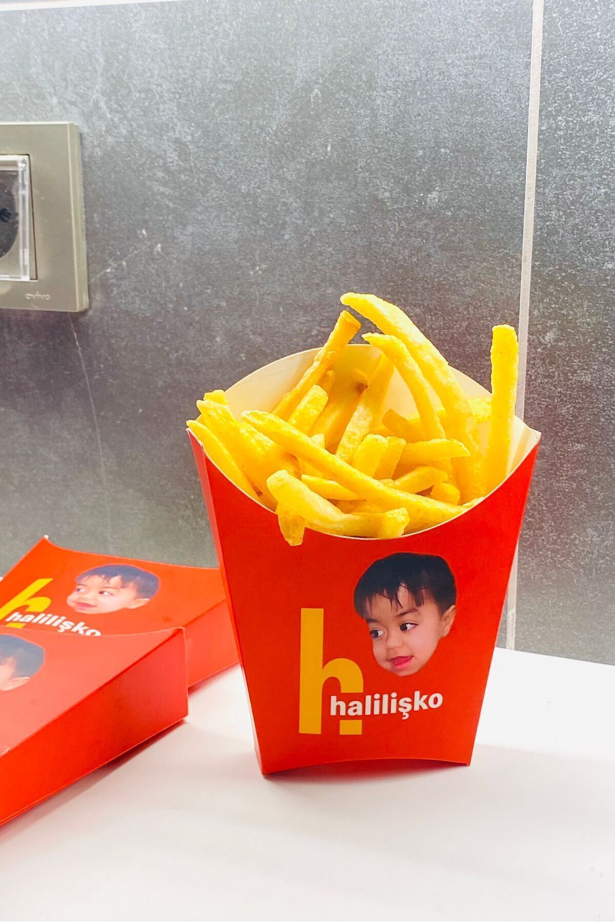 Namgo Halilişko Karton Ödül Patates Kutusu 2 Adet