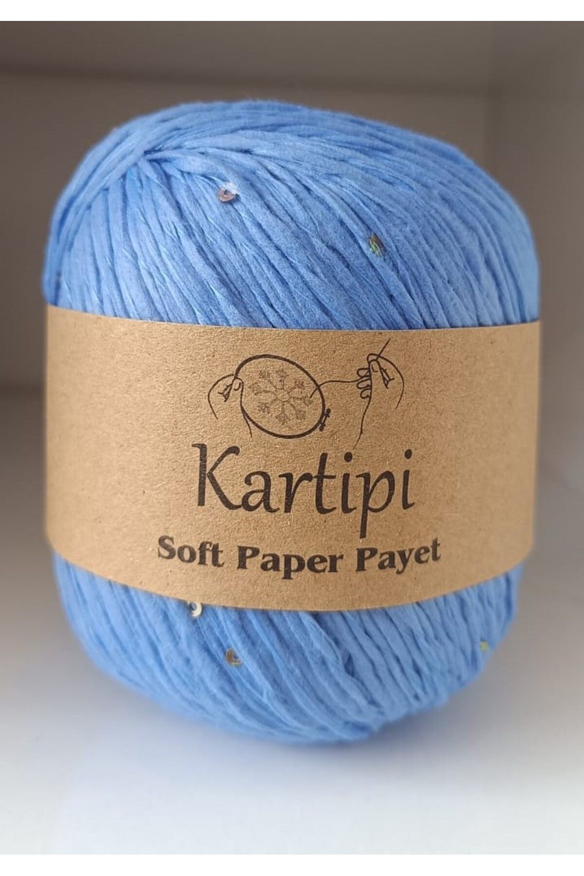 Safir Tuhafiye Pullu Rafya İp, Doğal Rafya İp, Çanta ipi,Örgü İpi (NO:7)