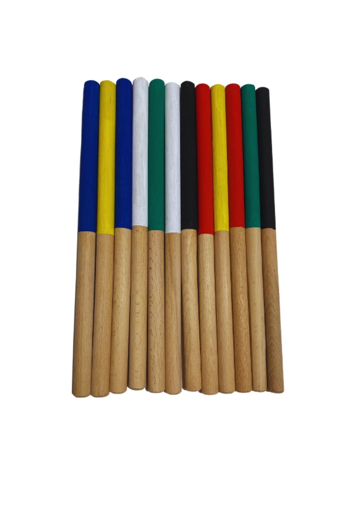 RAF Store Ahşap Ritim Çubuğu 6 Çift 30 Cm ANA RENKLER