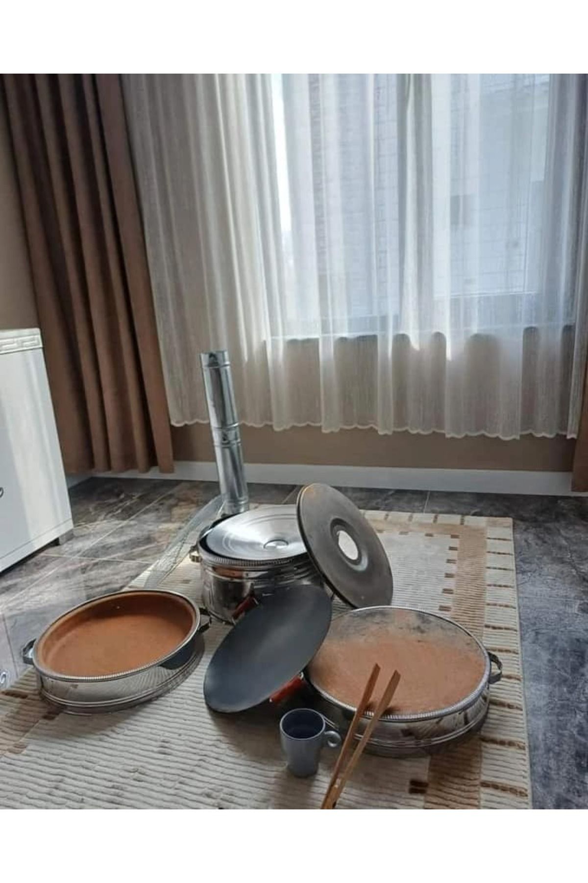 tandırsatış 40 cm çapında türkiyede ilk çift topraklı yeni güveç mangal modelimiz.