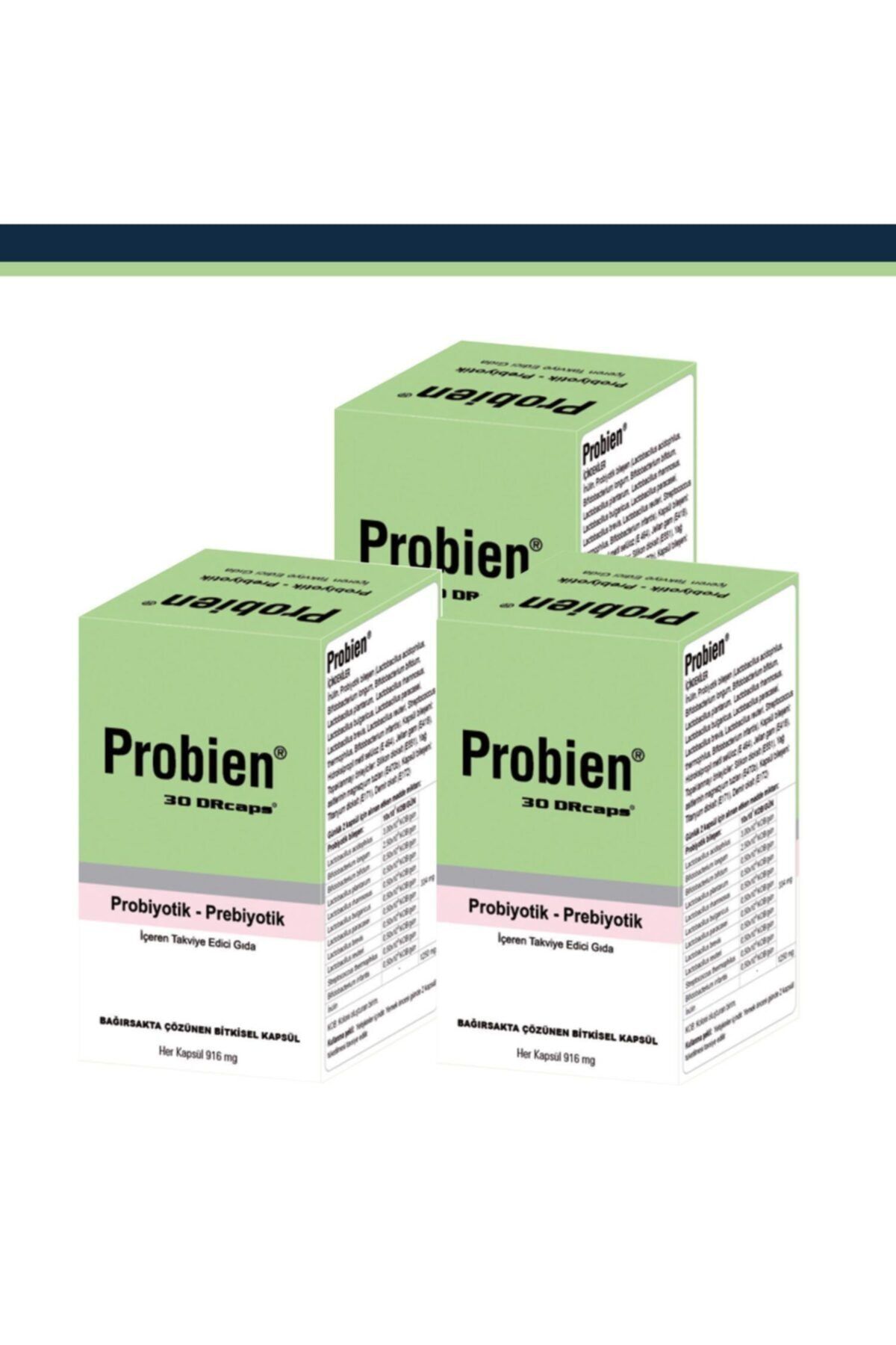 Probien Probiyotik Prebiyotik 30 Kapsül 3x