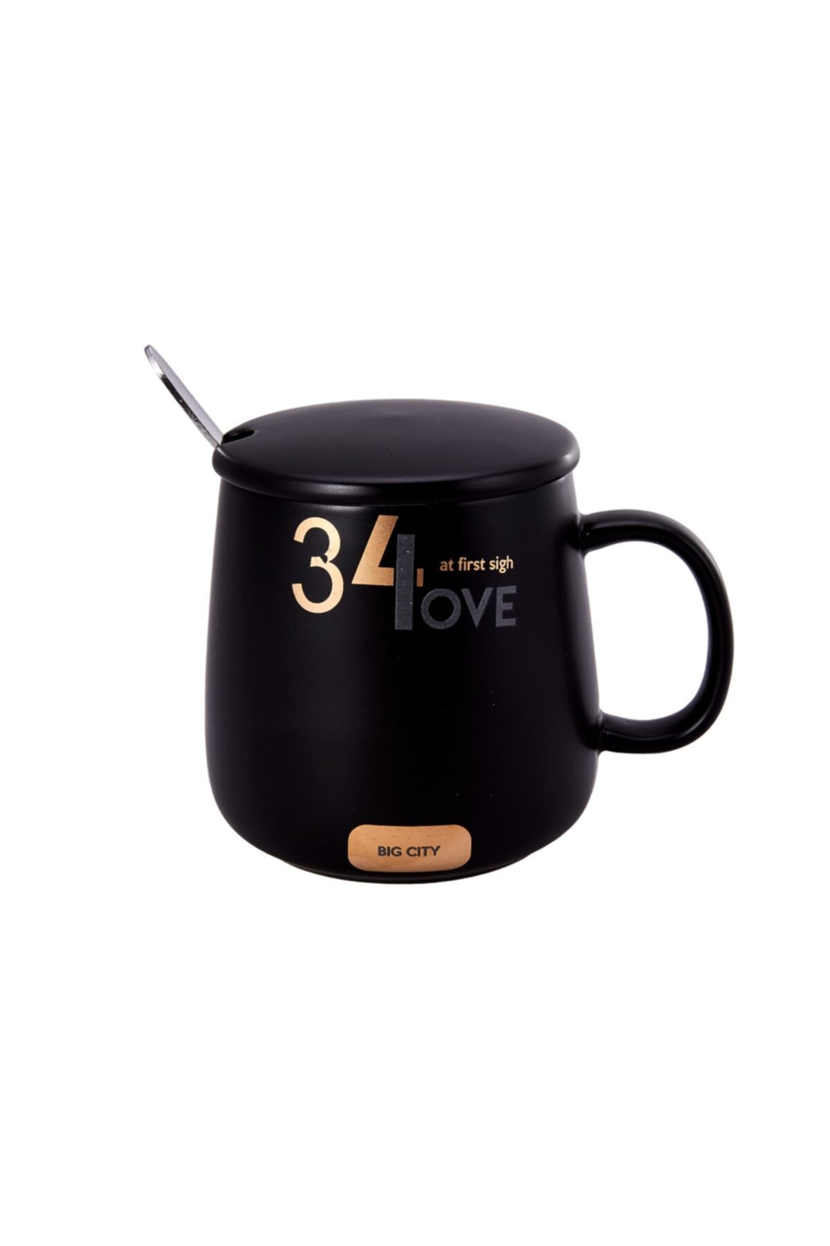 Karaca Love Siyah Küçük Kahve Mug