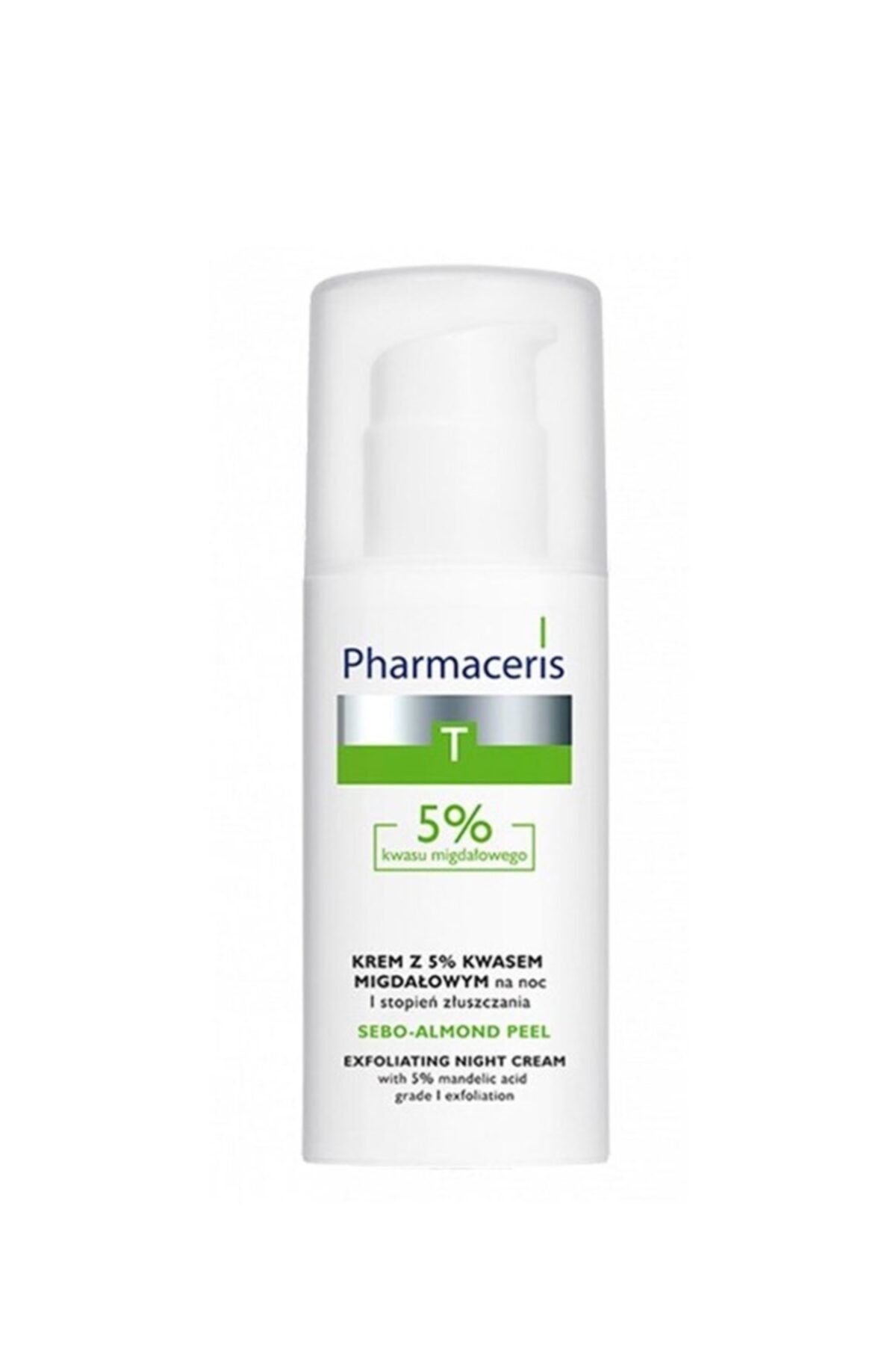 Pharmaceris Sebo-Almond Peel-5% | %5 Asit İçeren Peeling Etkili Gece Kremi 50ml-DermoCosmetic