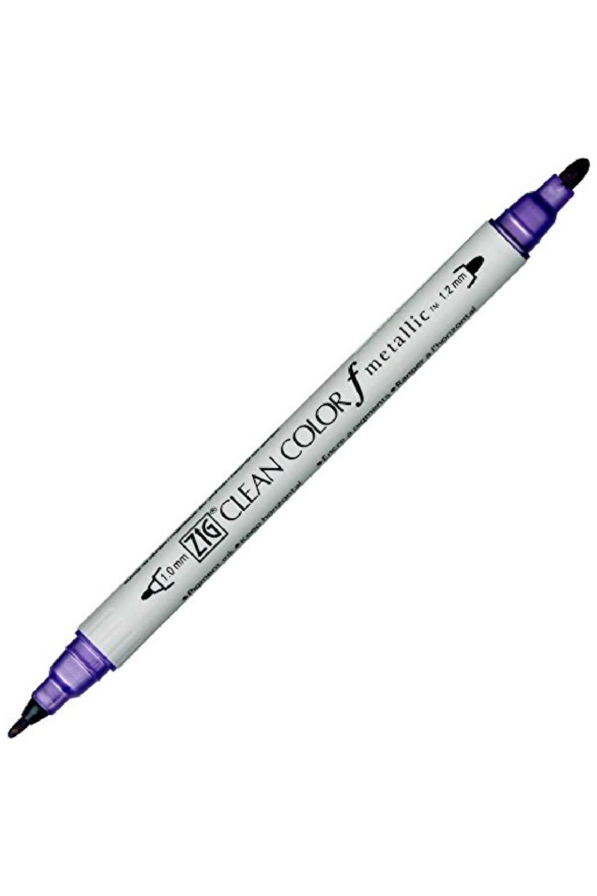 Zig Clean Color F Metallic Tcs-8000 124 Violet Çift Taraflı Kalem