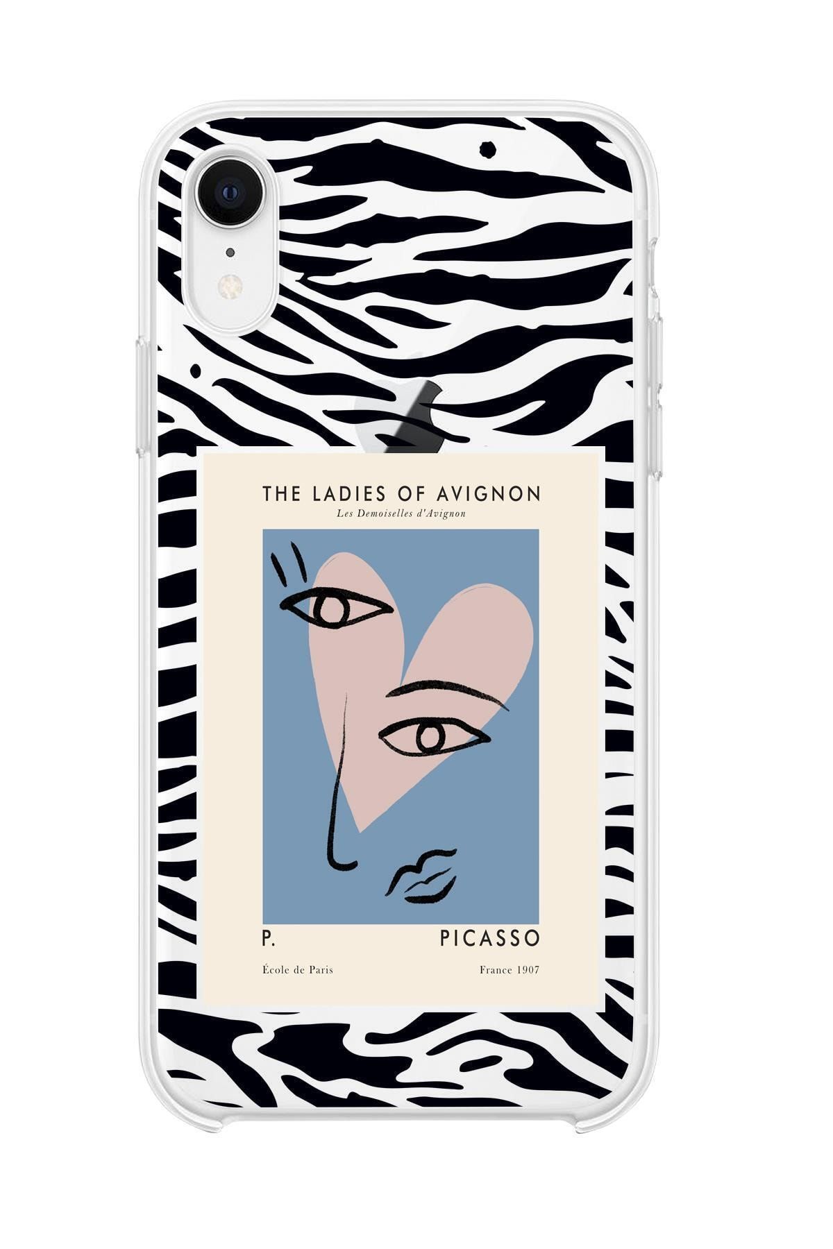 mooodcase Iphone Xr Uyumlu Picasso The Ladies Of Avignon Premium Şeffaf Silikon Kılıf