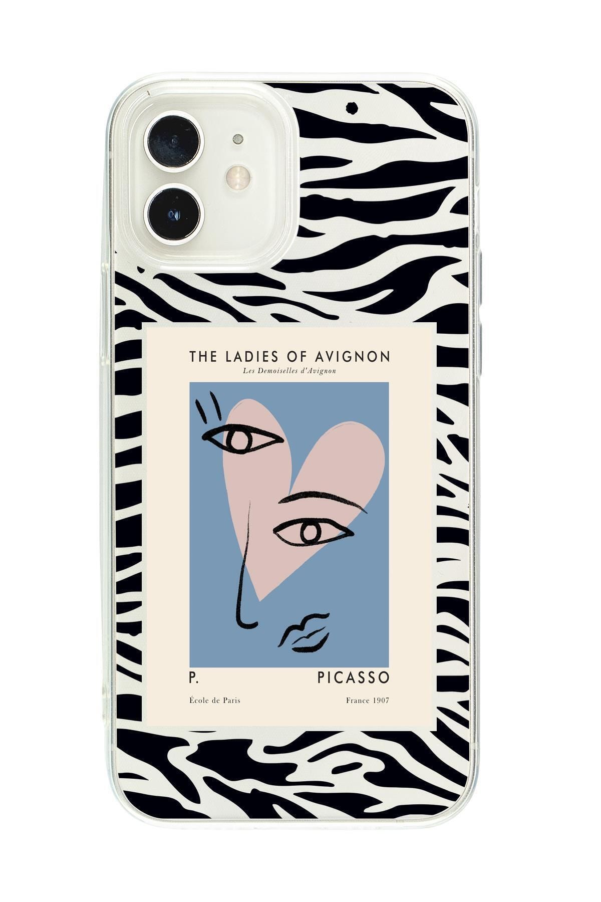 mooodcase Iphone 12 Uyumlu Picasso The Ladies Of Avignon Premium Şeffaf Silikon Kılıf