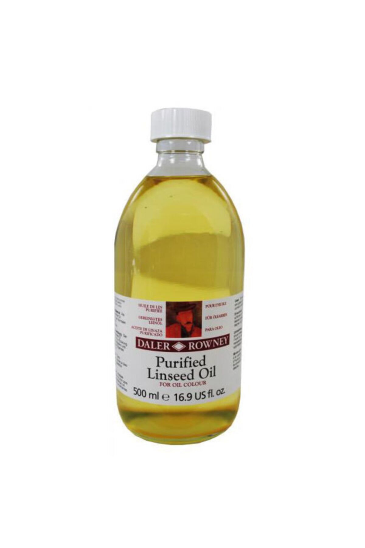 Daler Rowney Purified Linseed Oil 500ml.
