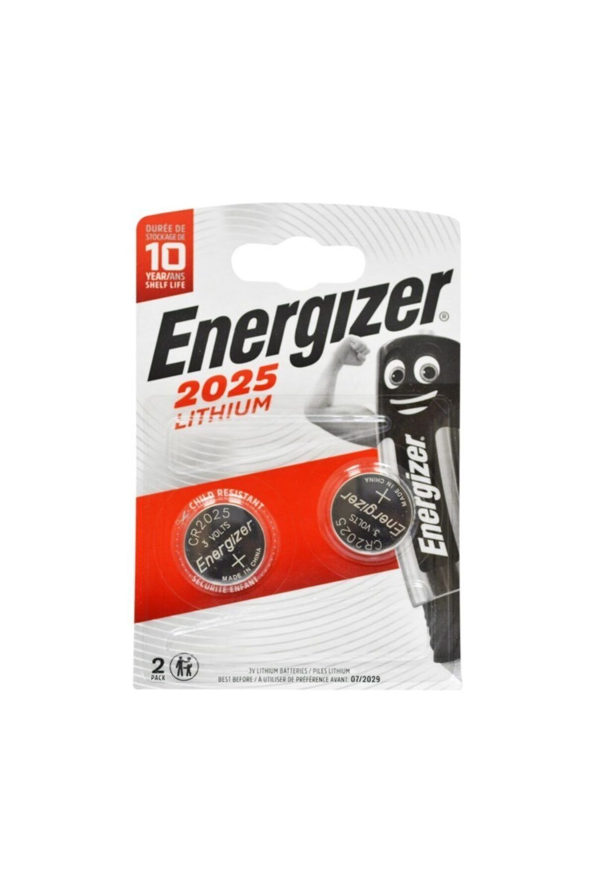 Energizer Cr2025 Lithium 2li Blister