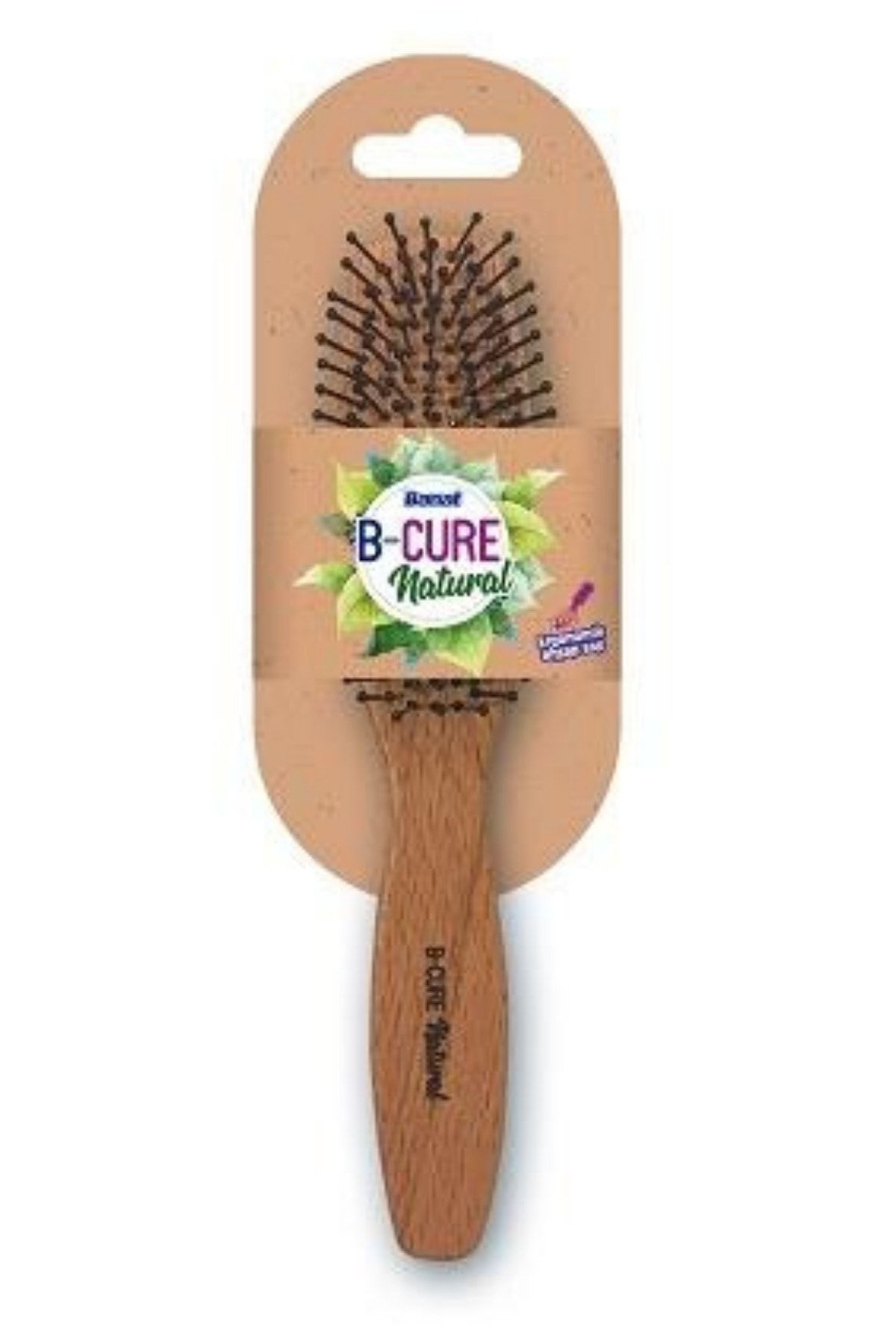 B Cure Natural 287 Uzun Ömürlü Ahşap Saç Açma Fırçası