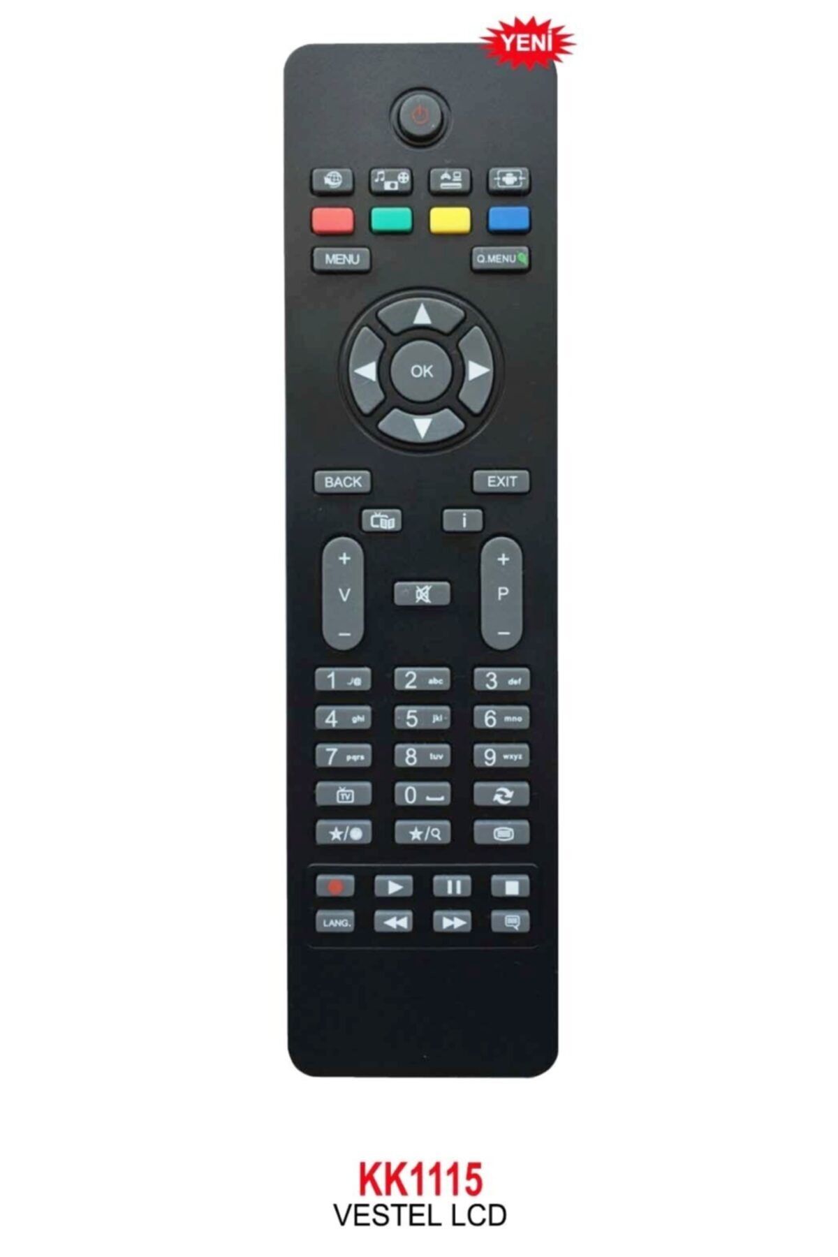 Finlux Rc0251 Rm-l251 Lcd-led Tv Kumanda Yazısız Kk1115-12263