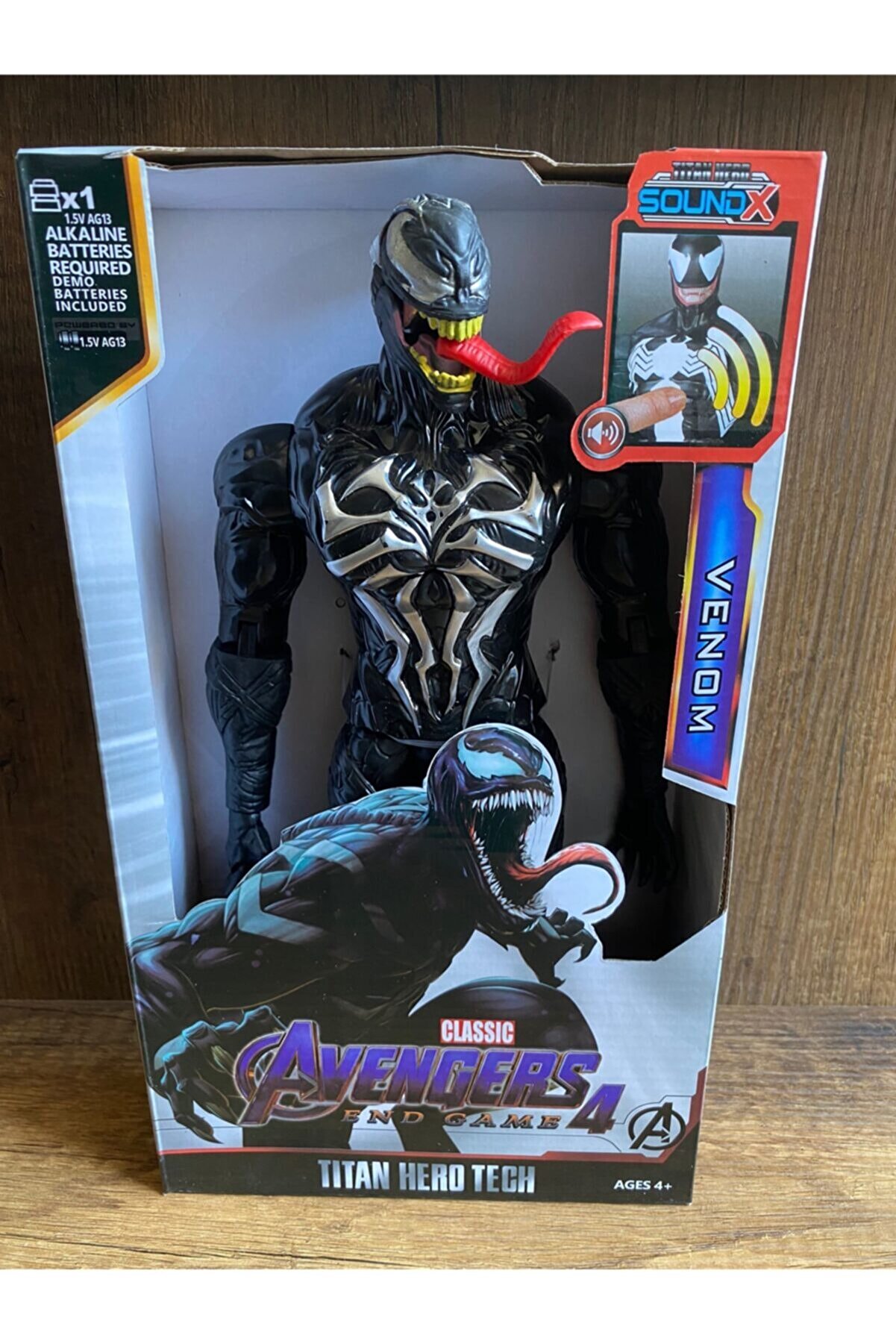MARVEL Venom The Amazing Spiderman Action Figür Oyuncak Işıklı Sesli 29 Cm Oyuncak Venom Figür