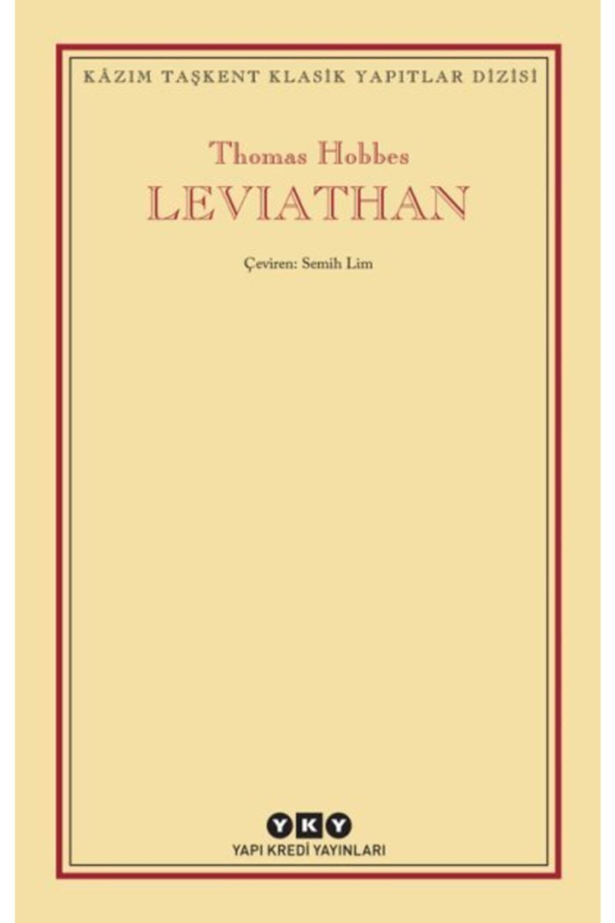 Yapı Kredi Yayınları Levıathan