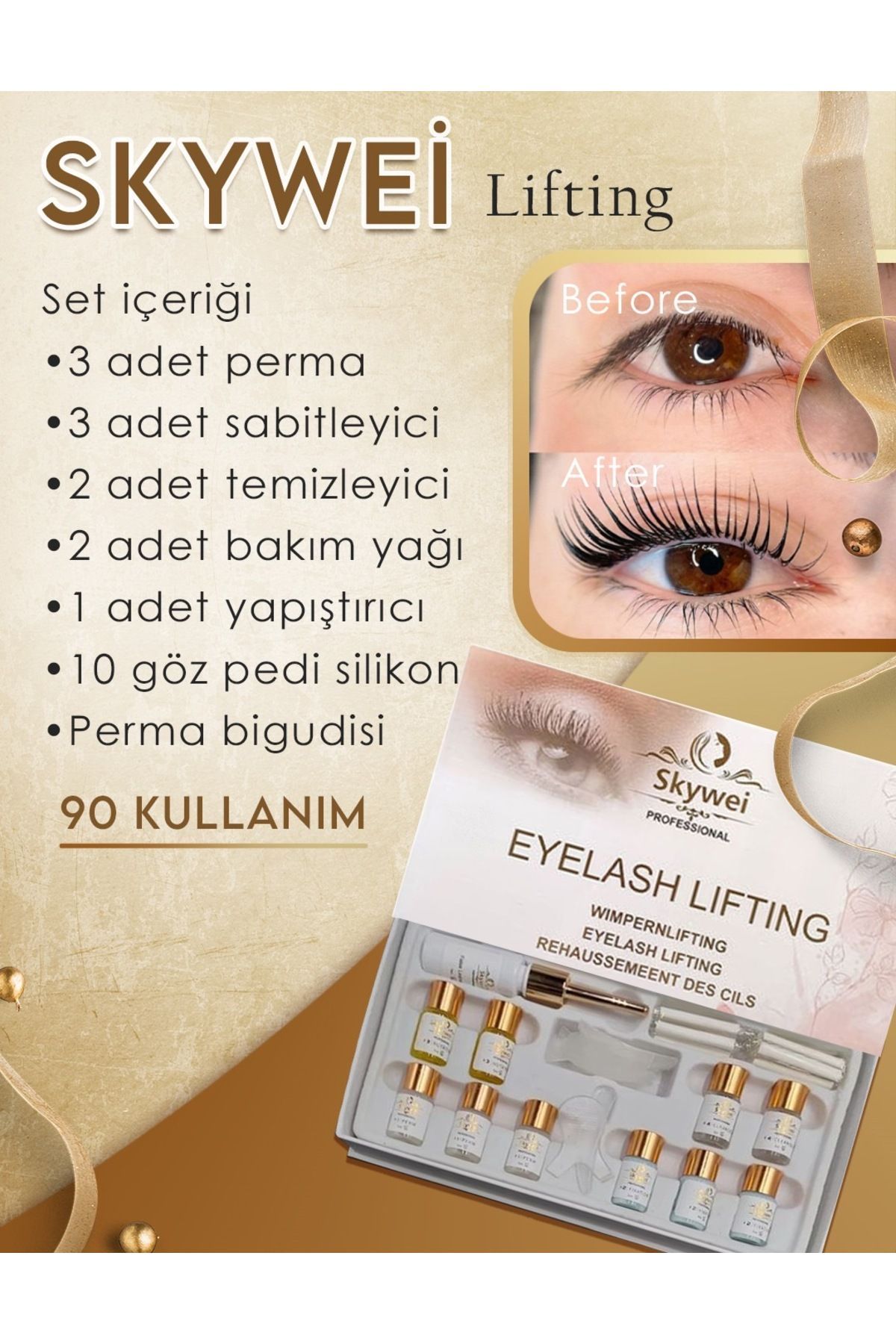 Skywei kirpik lifting