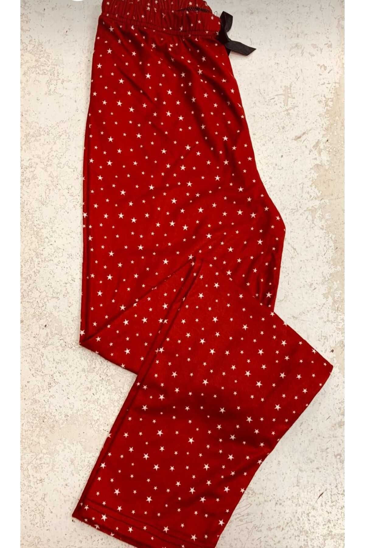 sevimli giyim Pamuklu Desenli Alt Pijama