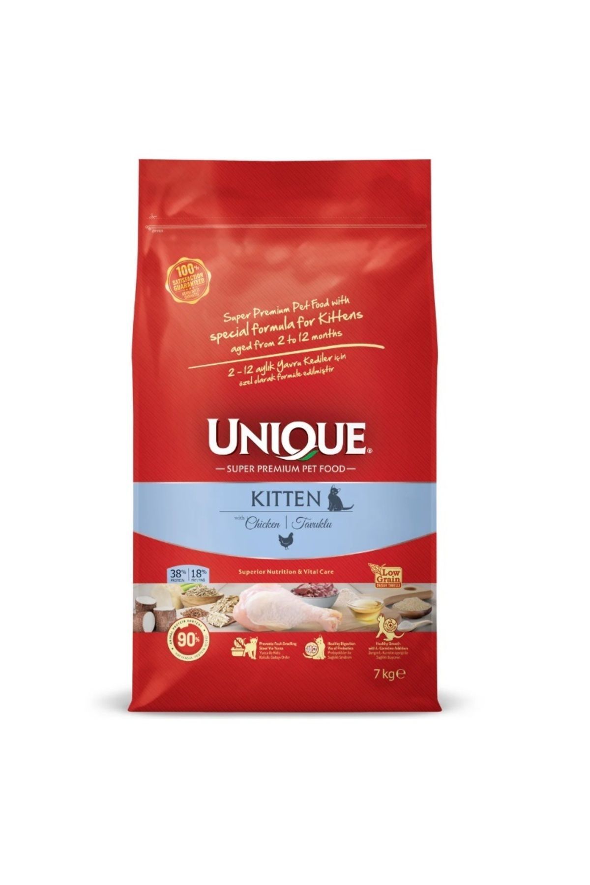 Unique Yavru Kedi Maması 7 Kg Tavuklu