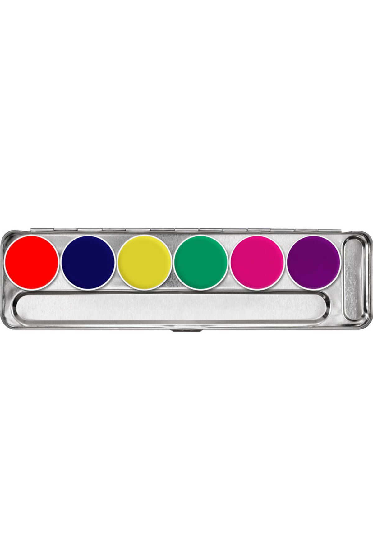 Kryolan UV-Dayglow Effect Color Palette 6 Colors - 6'lı Makyaj Paleti
