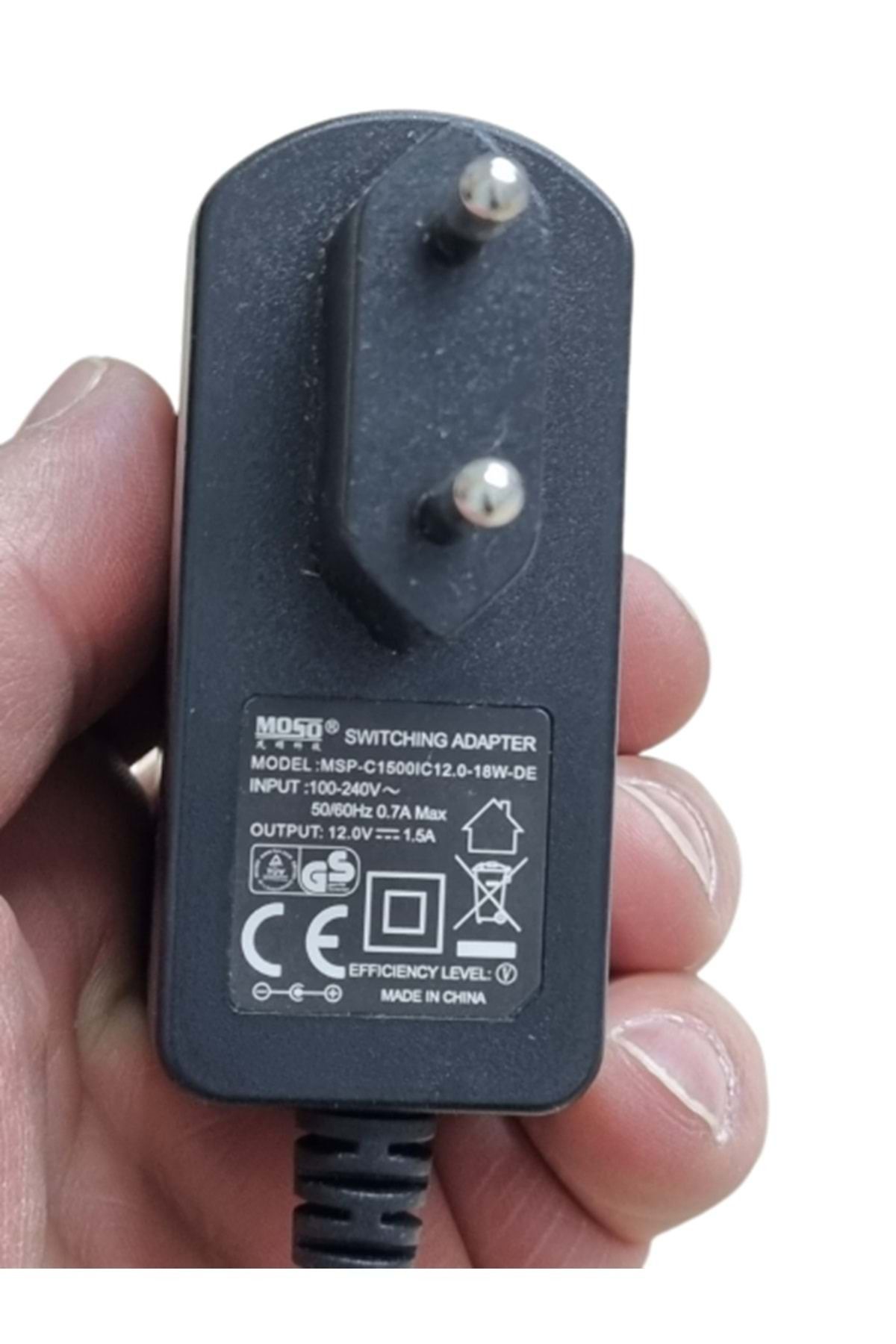 Moso Vdsl Modem Adaptörü 12v-1.5 A 5.5x2.5
