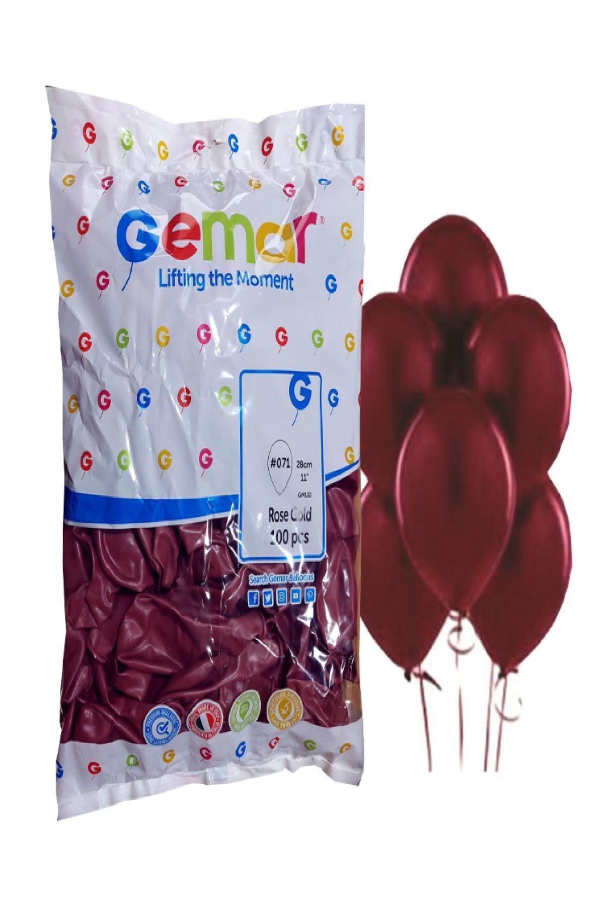 Erbay Metlik Balon Rose Gold 100 Lü