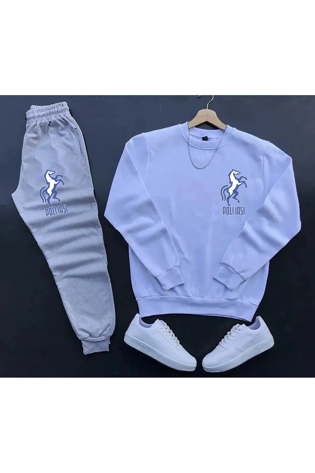 Pisa Art Poli Iasi Sweatshirt + Eşofman Altı 2'li kombin Takım
