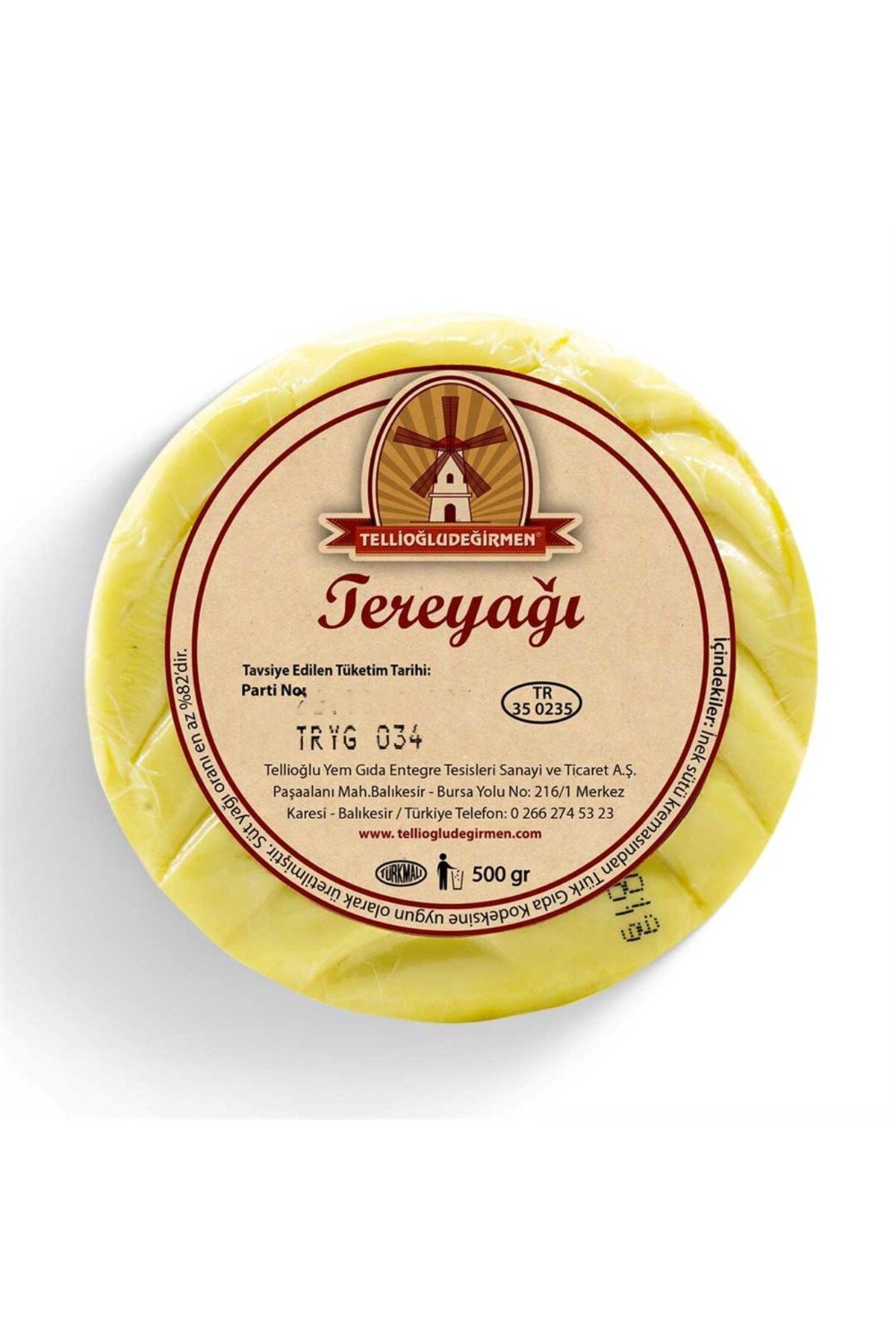 tellioğlu Köy Tereyağı 500 gr