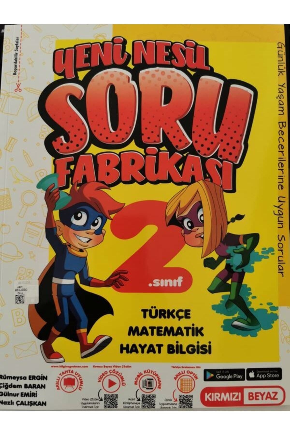 Kırmızı Beyaz Yayınları Kırmızı Beyaz 2. Sınıf Yeni Nesil Soru Fabrikası