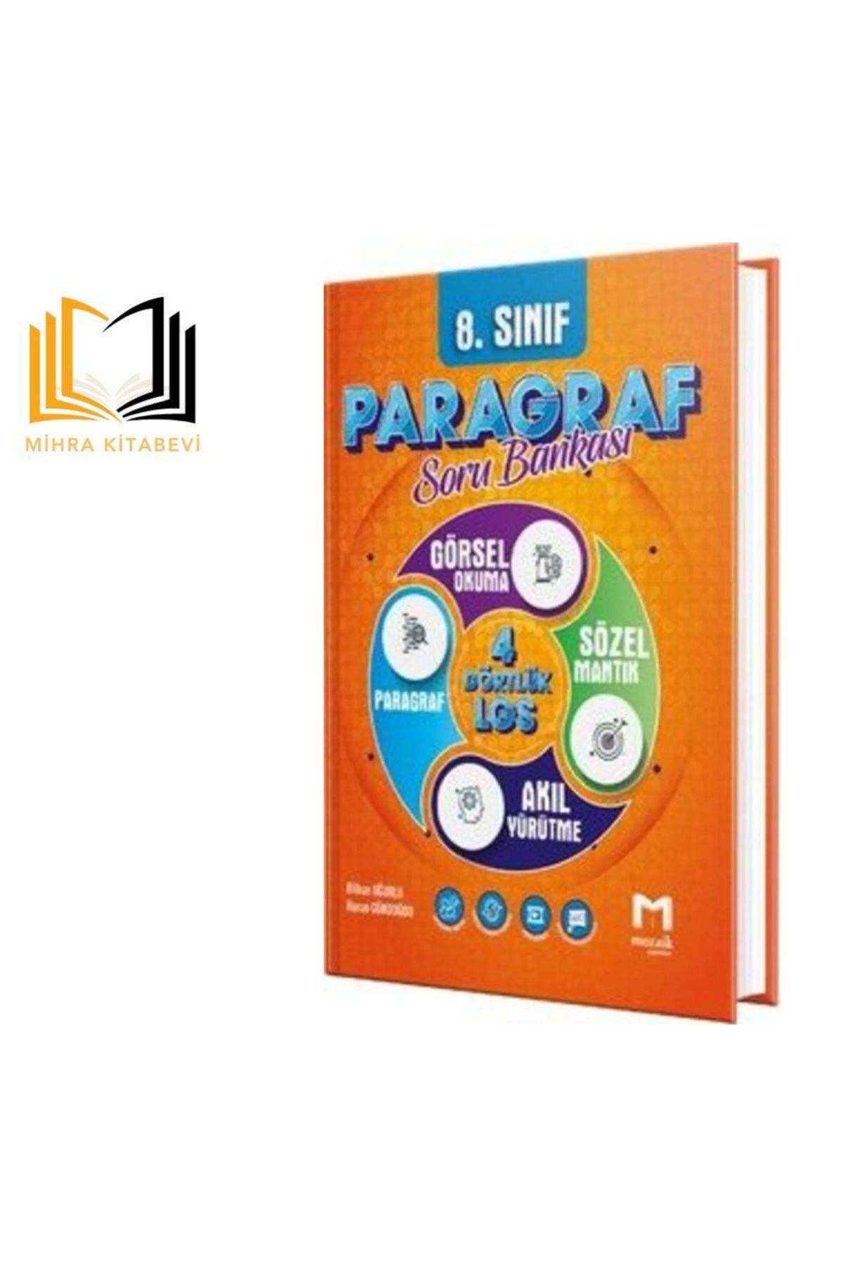 Paraf Yayınları Paraf Yayınları 8. Sınıf  Mozaik Lgs Paragraf  Soru Bankası (224 syf.) 2024-2025
