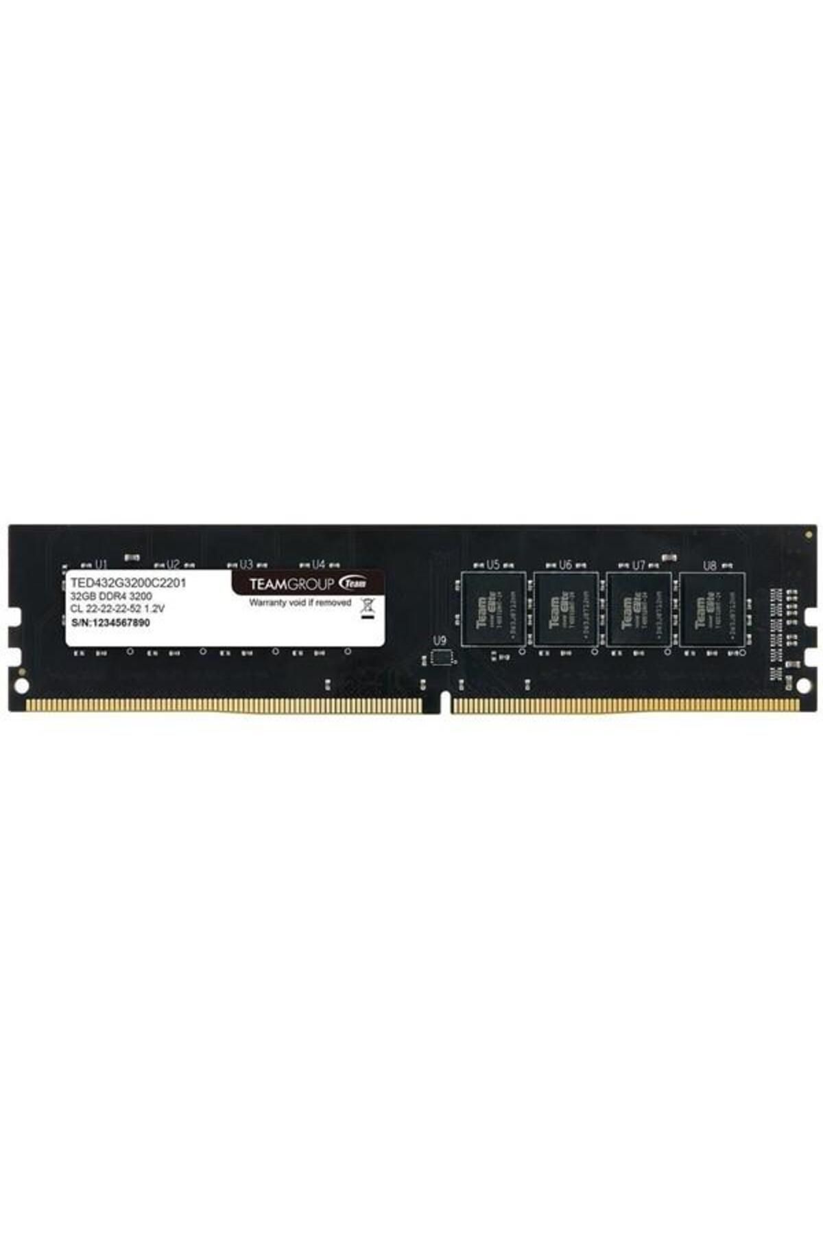 TEAM 32gb Ddr4 3200mhz Cl22 Pc Ram Elıte Ted432g3200c2201