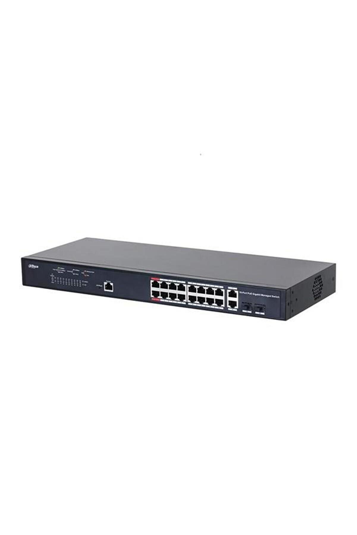 16port PFS4218-16GT-230 Gigabit 2-SFP 230w Full PoE Switch