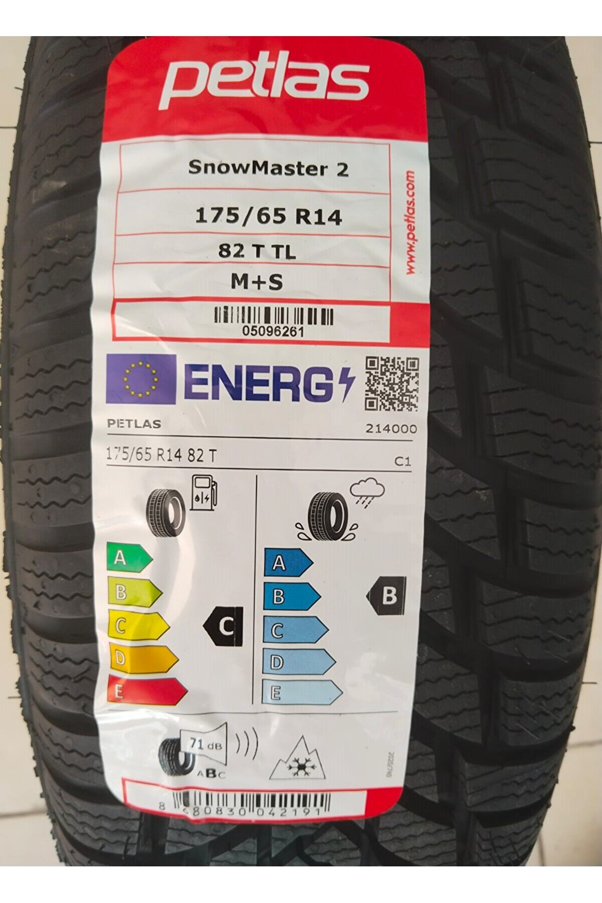 175/65 R14 TL 82T SNOWMASTER 2 PETLAS KIŞ LASTİĞİ 2024 ÜRETİM
